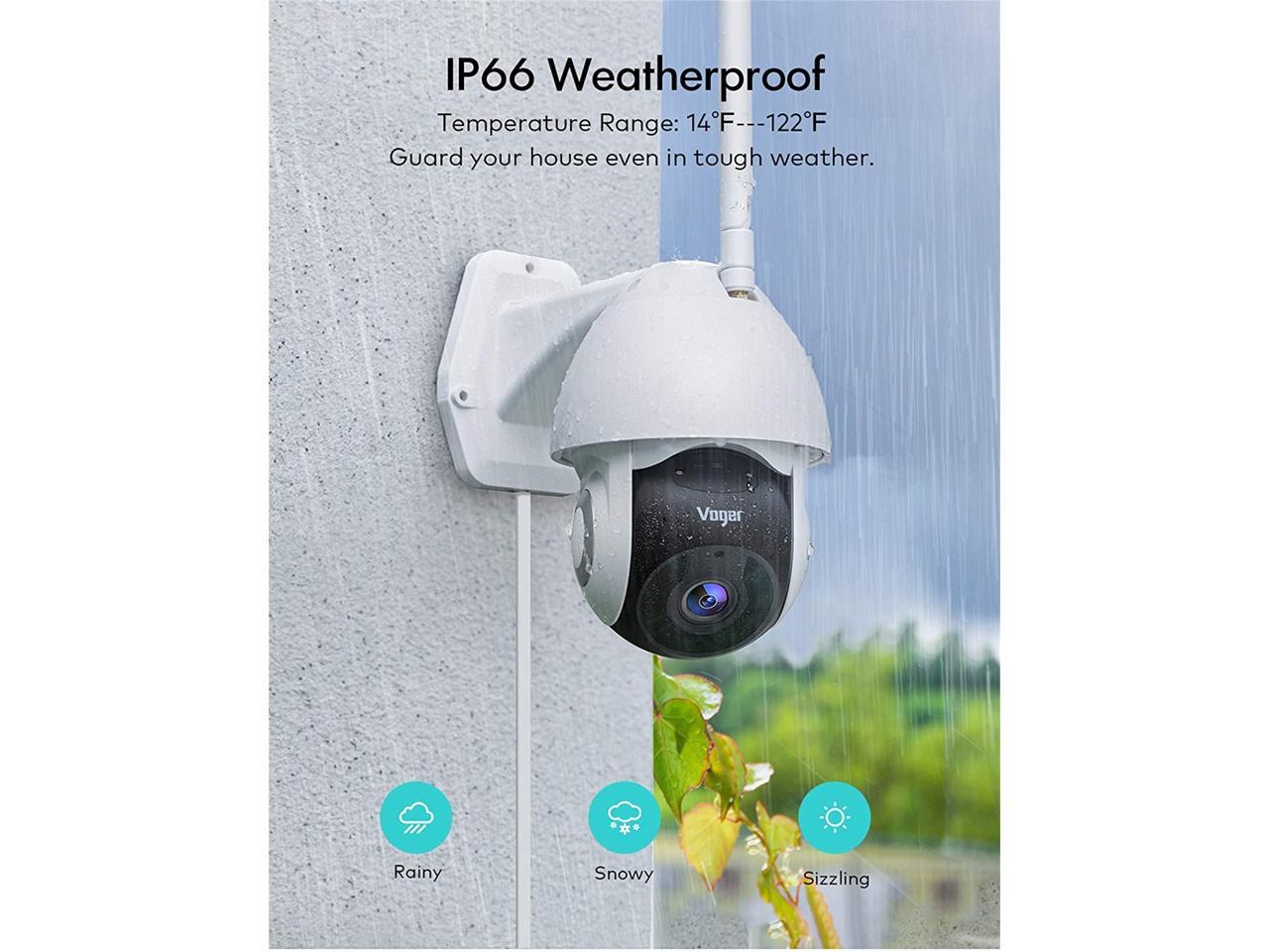 Security Camera Outdoor, Victure 1080P WiFi Home Security 