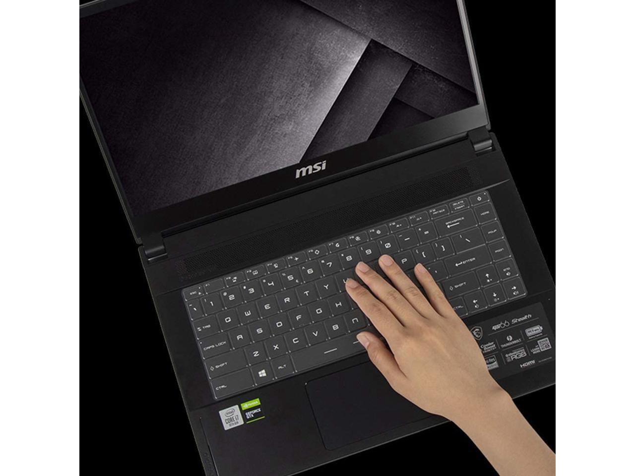 Ultra Thin Keyboard Cover for 15.6" MSI GS66 Stealth 10SFS 10SGS, GE66
