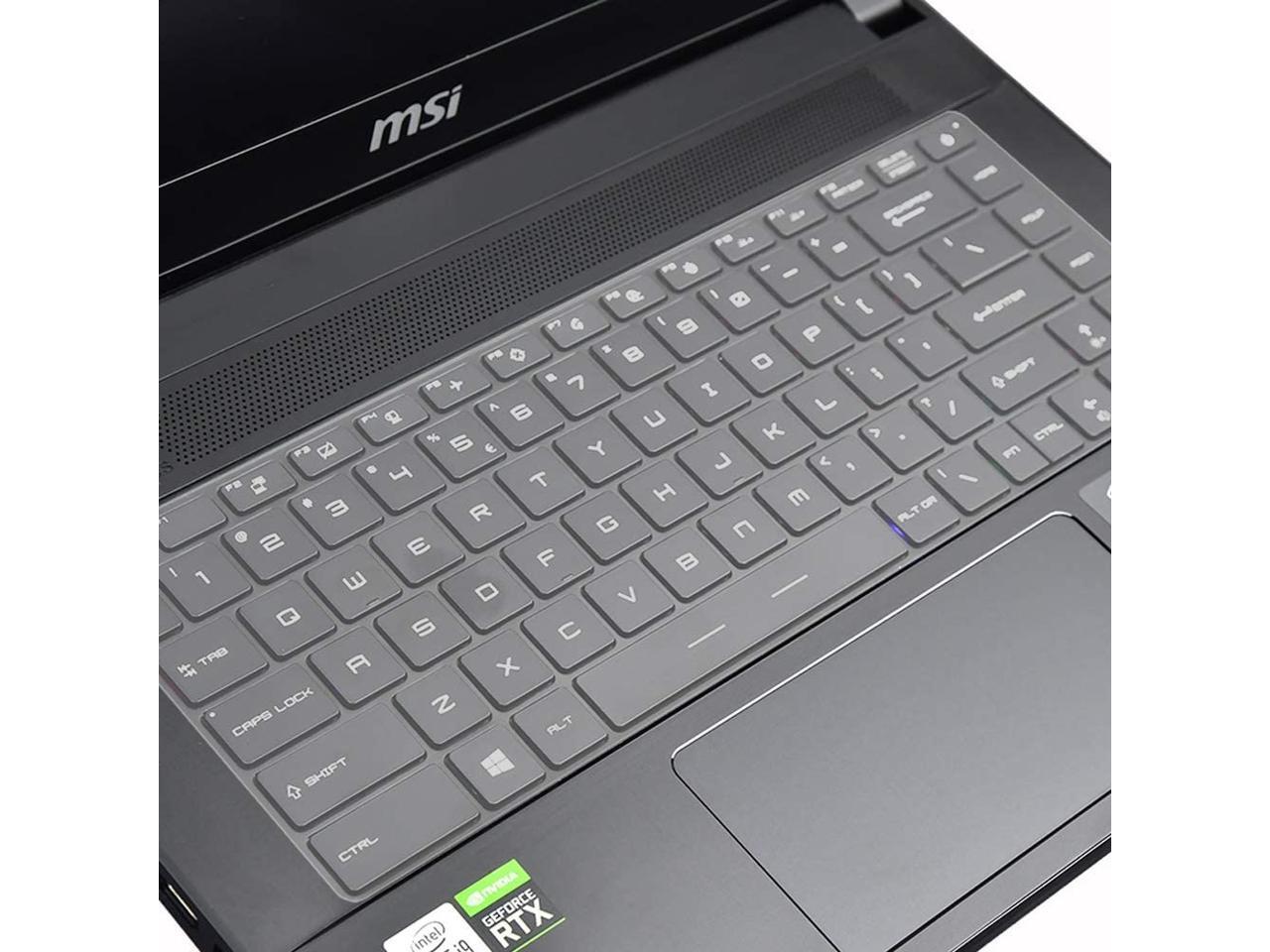 Ultra Thin Keyboard Cover for 15.6" MSI GS66 Stealth 10SFS 10SGS, GE66