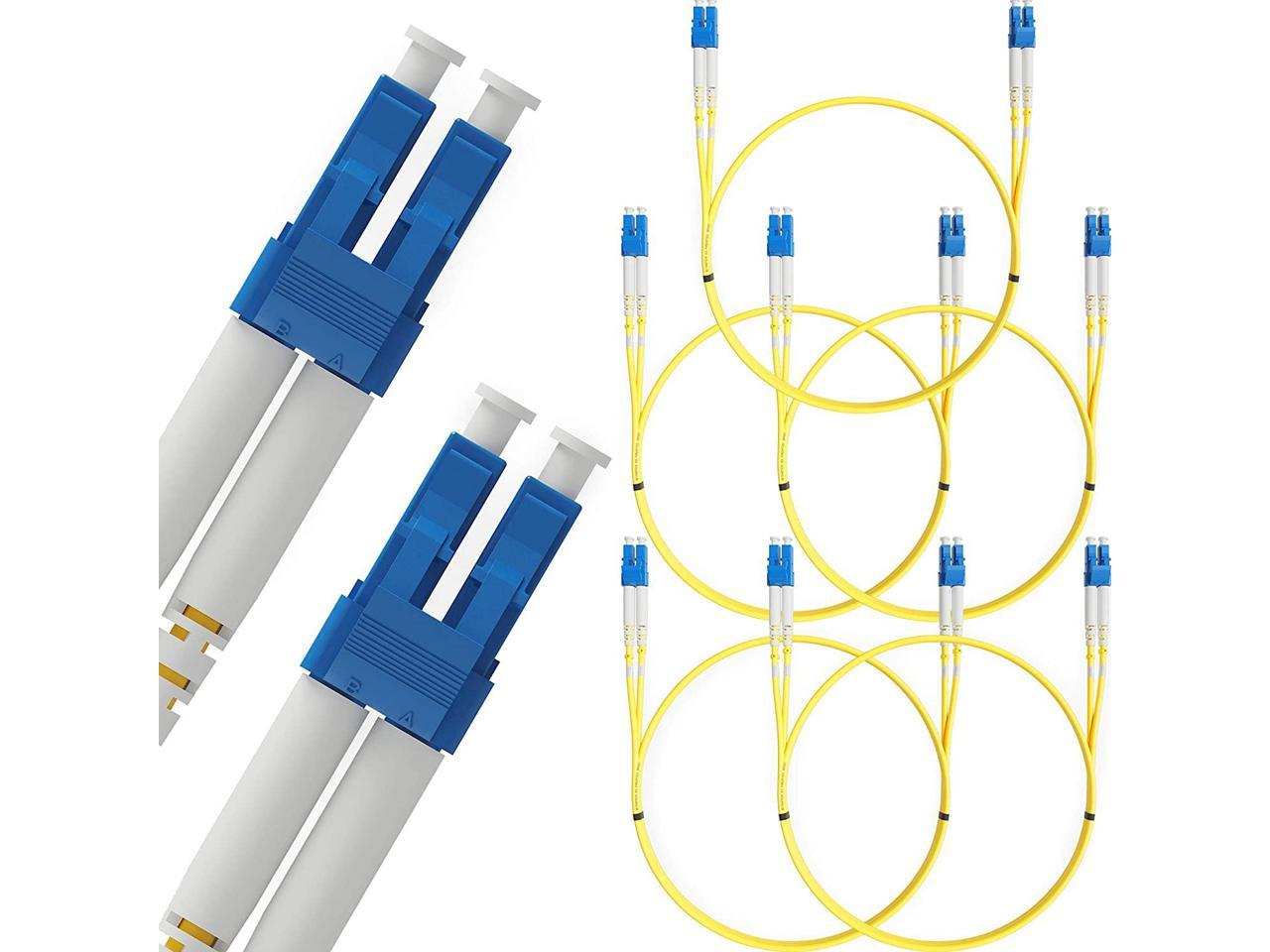 LC to LC Fiber Patch Cable Multimode Duplex 49.2ft 15m Beyondtech PureOptics Cable Series - 50/125um OM3 10G 