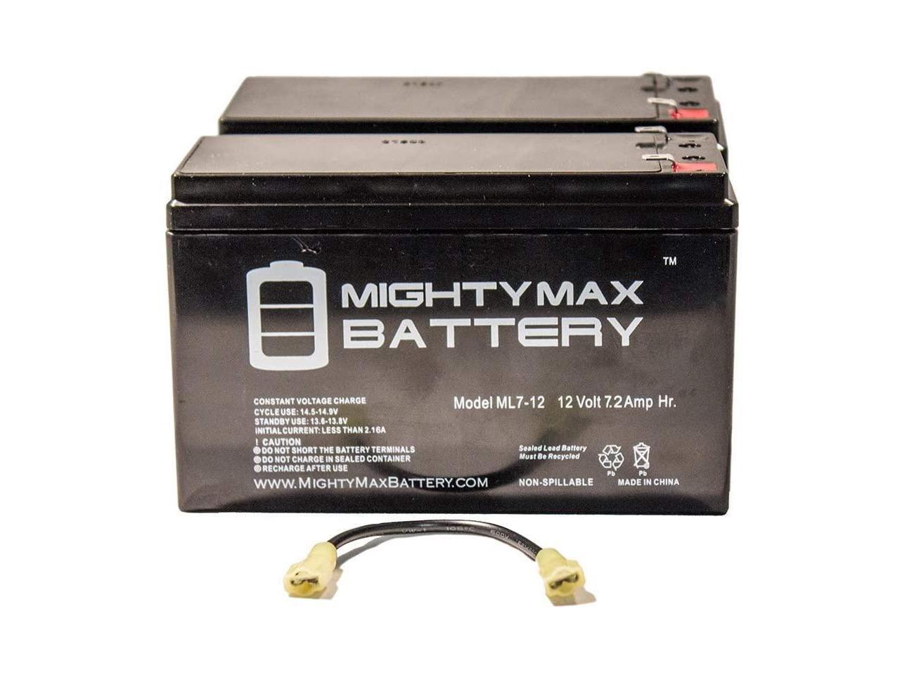 4 Pack Brand Product Mighty Max Battery 12V 7.2AH Replacement Battery for BELKIN F6C1500-TW-RK 