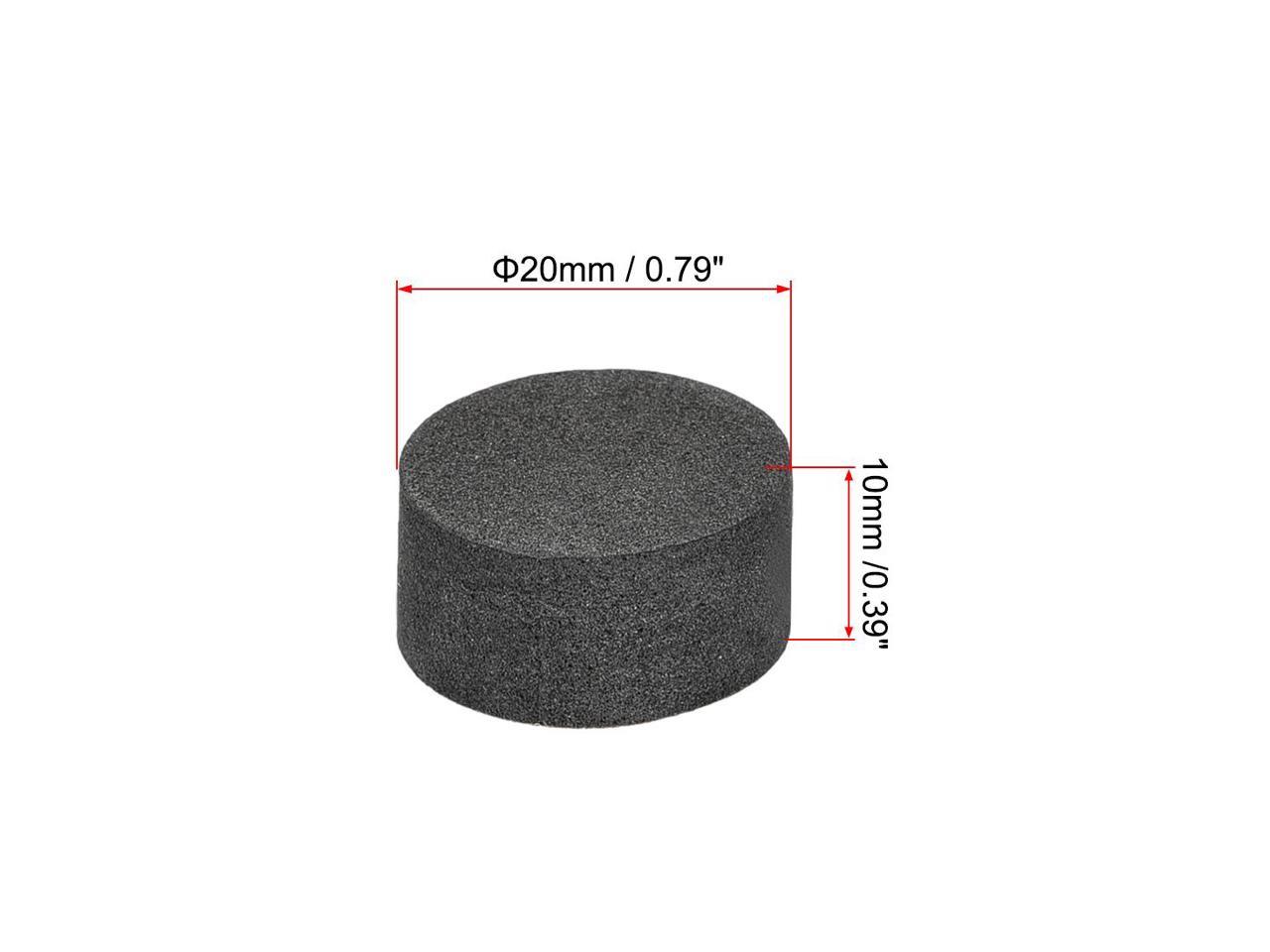 8 Pcs Single Sided D45xH3mm Foam Feet Non Slip Pads for Speaker HiFi Black 