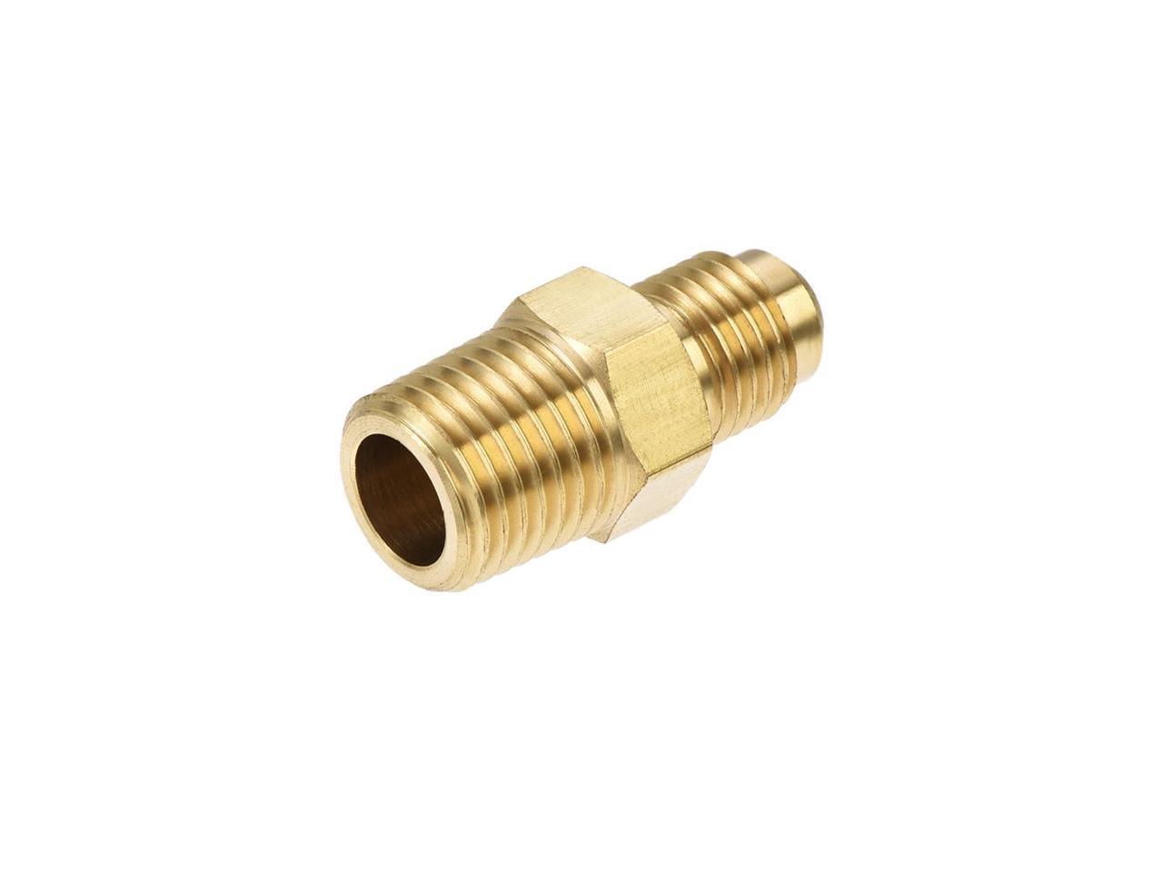 TUBING Flare 45 DEGREE FLARE CONE SAE Male Plug FOR 1/4" O.D Brass 