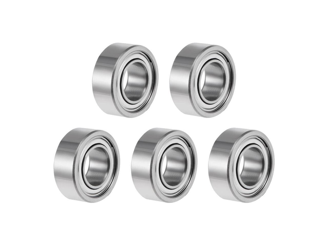 Details about   10PCS R188ZZ 1/4" x 1/2" x 3/16" Inch Deep Groove Ball Bearings Z2 Chrome Steel 