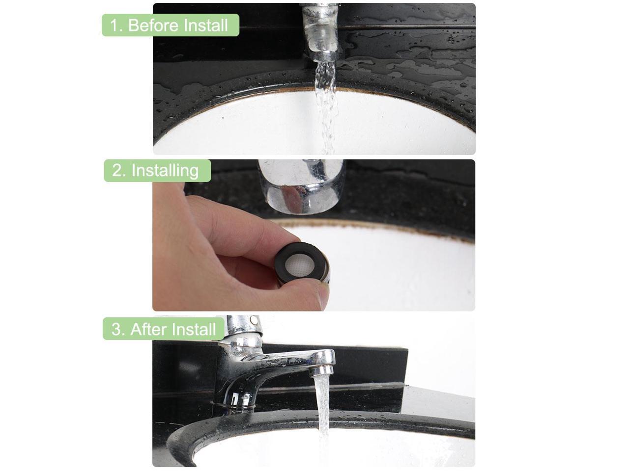 uxcell 5pcs 20mm Faucet Aerators Universal Male Faucet Replacement Part for Bathroom Lavatory Kitchen Sinks Faucet Bidet Faucet