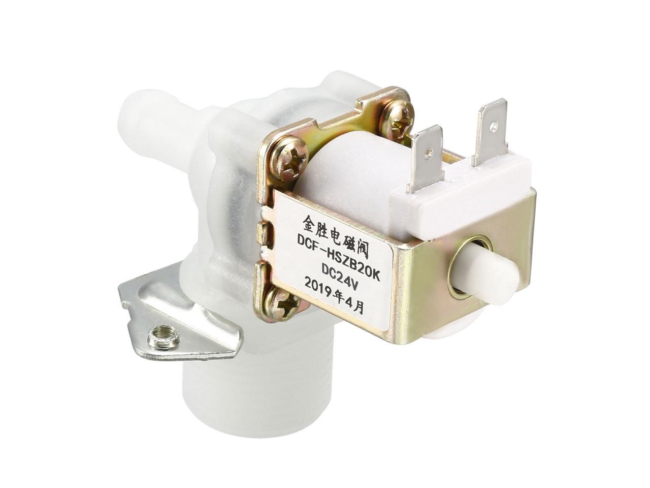 G3//4/" Water Solenoid Valve DC 24V Normally Open Male Thread Inlet with Filter