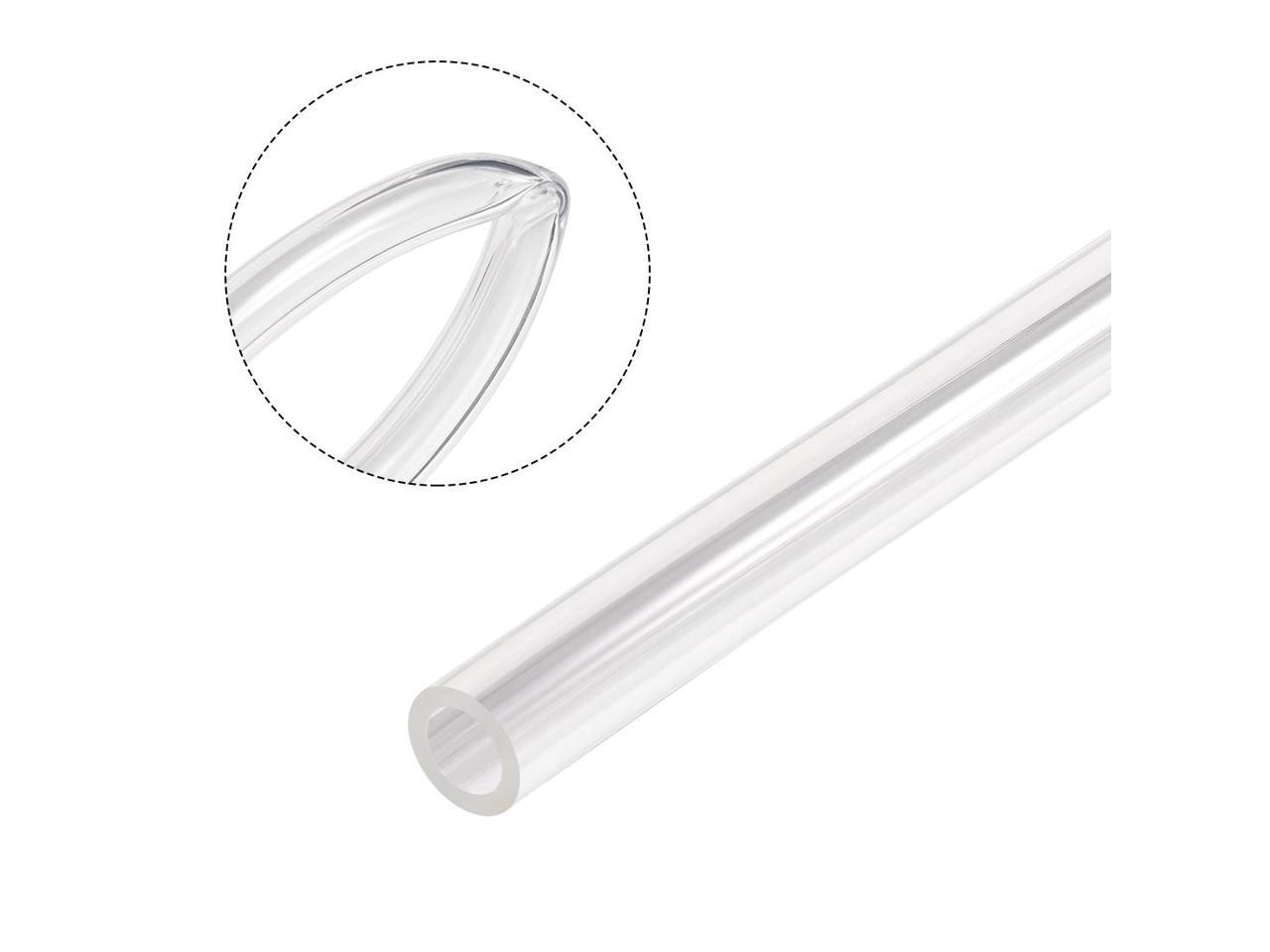 PVC Clear Vinly Tubing,8mm ID x 11mm OD,1Meter/3.28ft,Plastic Flexible Hose Tube 