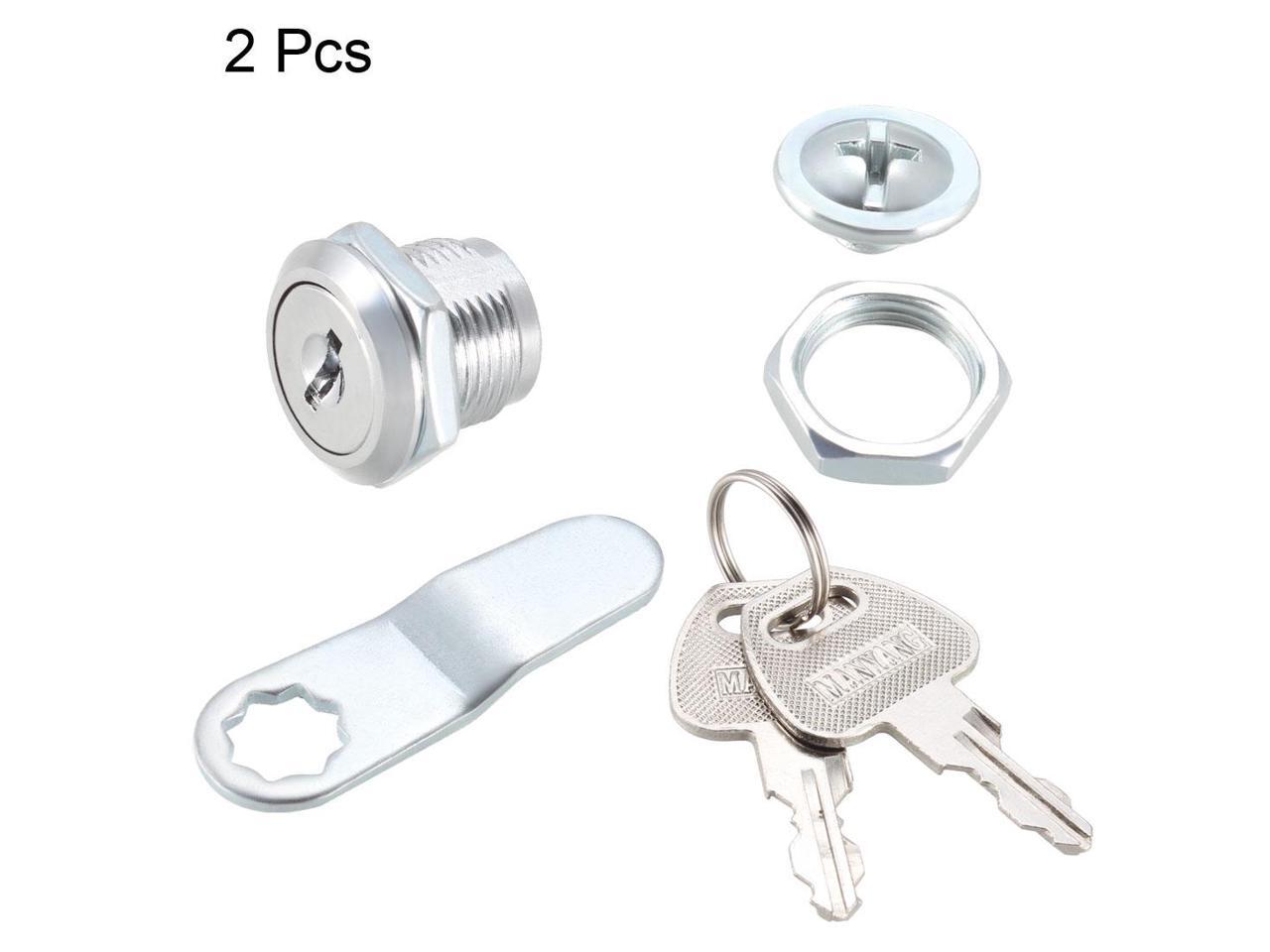 Cam Lock 20mm Cylinder Long Locks Fits for 1/2inch Max