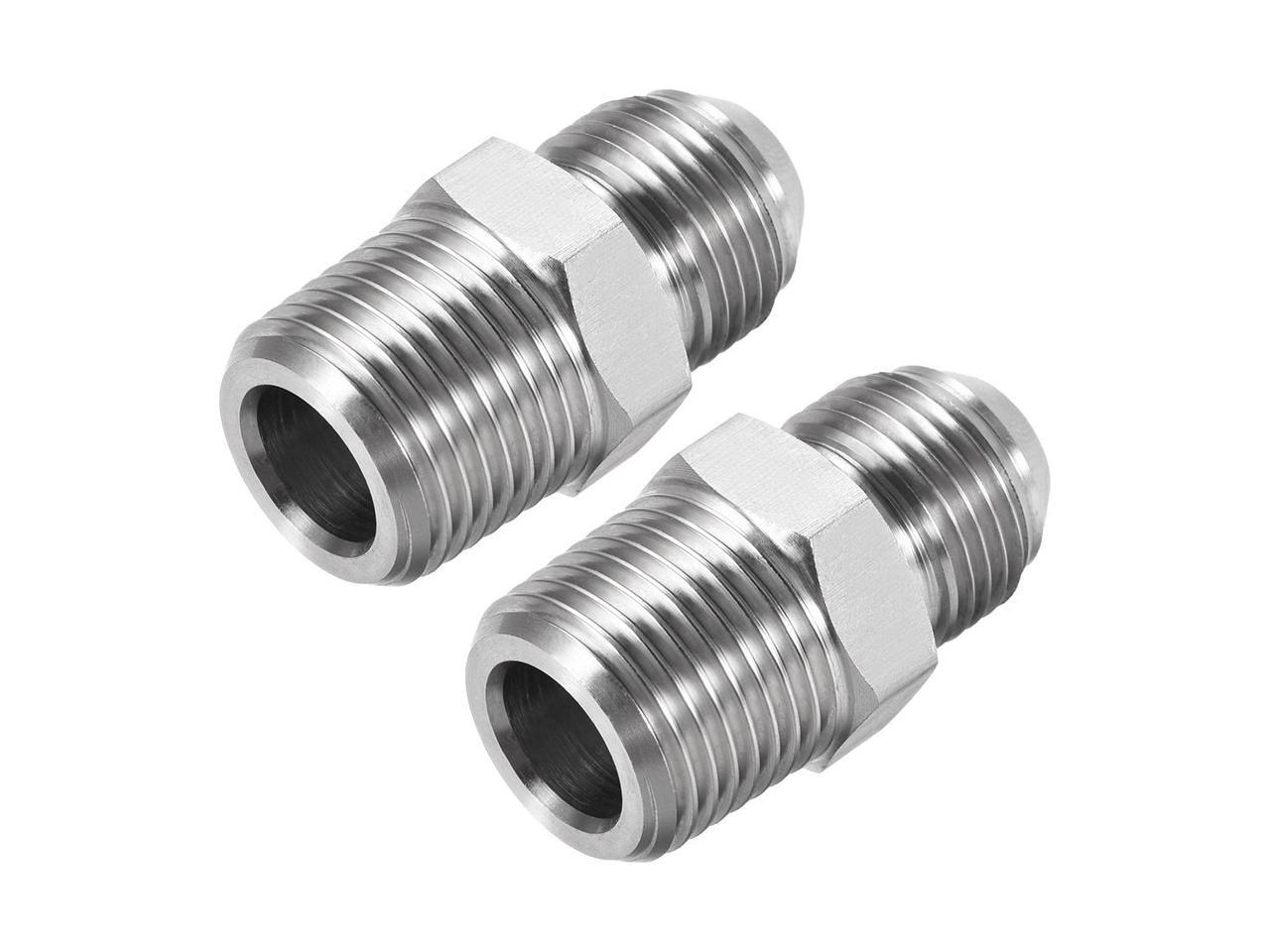 Hex Nipple 1/2 NPT X 3/4-16UNF 304 Stainless Steel Pipe Tube Fitting ...