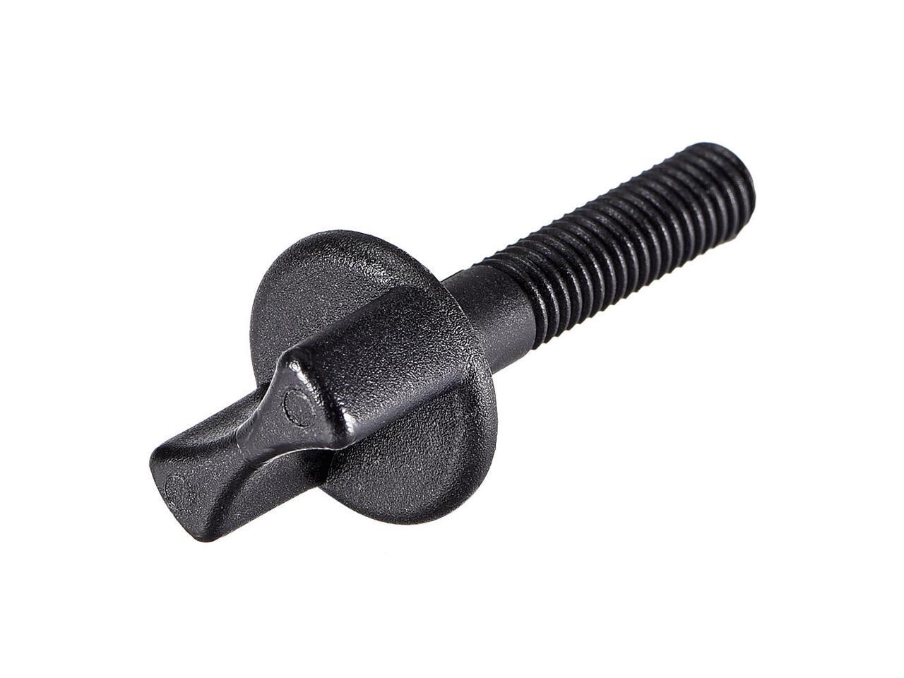 M6 x 20mm Thumb Screw Bolt 30mm Rod Hand Driven Spade Nylon Plastic