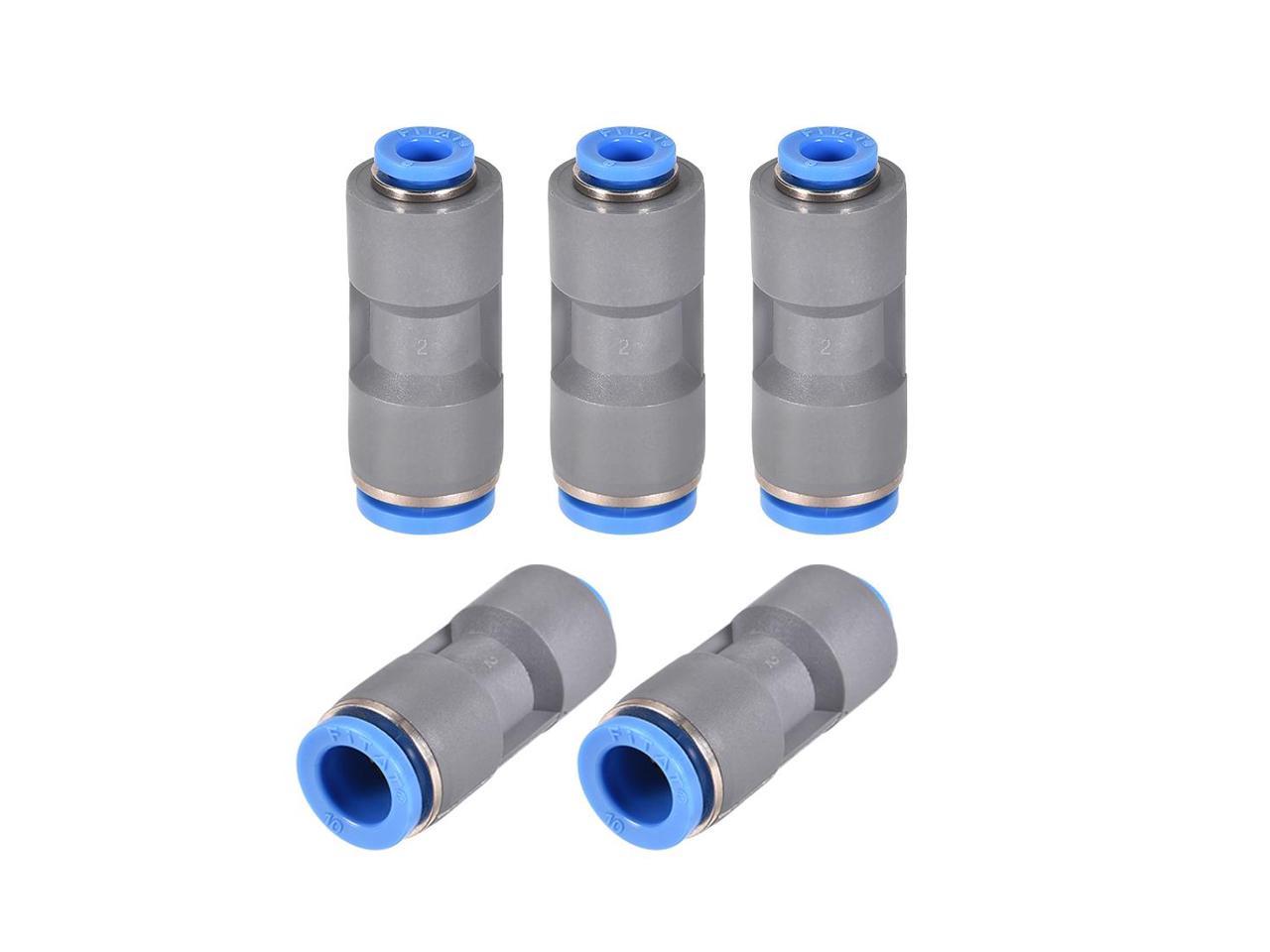 5pcs Tube OD 6mm 1/4'' Y Union Pneumatic Push Connector Air Line Quick Fittings