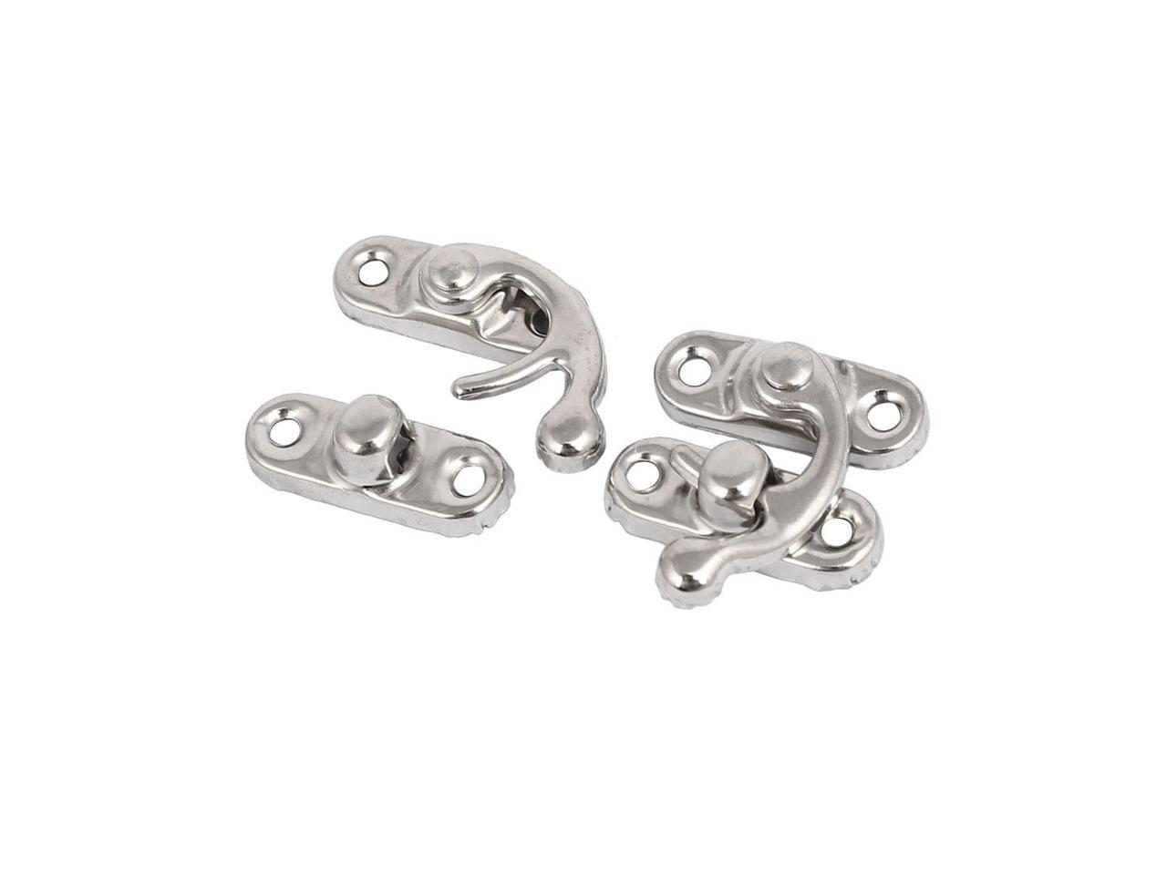 Gift Box Right Swing Arm Clasp Latches Catch Toggle Hasp Silver Tone ...