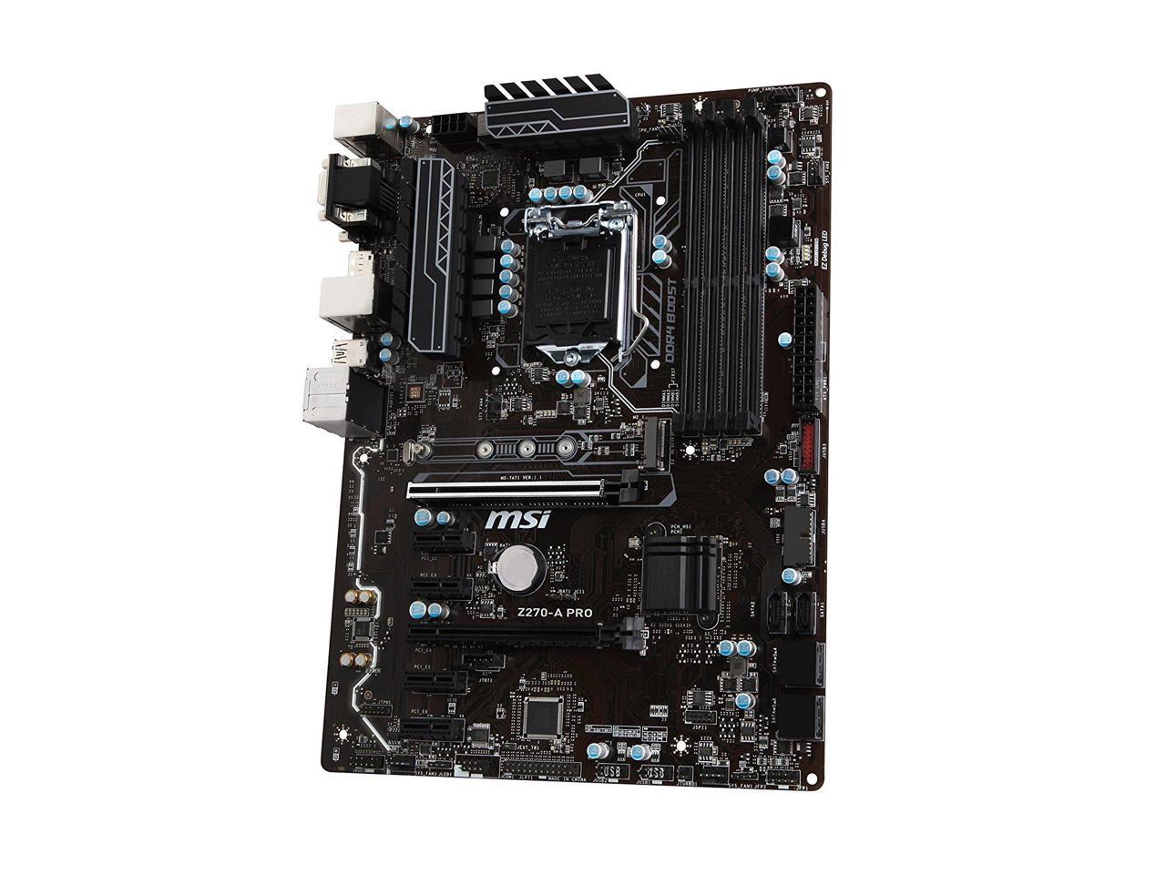 Refurbished: MSI PRO Z270-A PRO LGA 1151 ATX Motherboards - Intel - Newegg.com