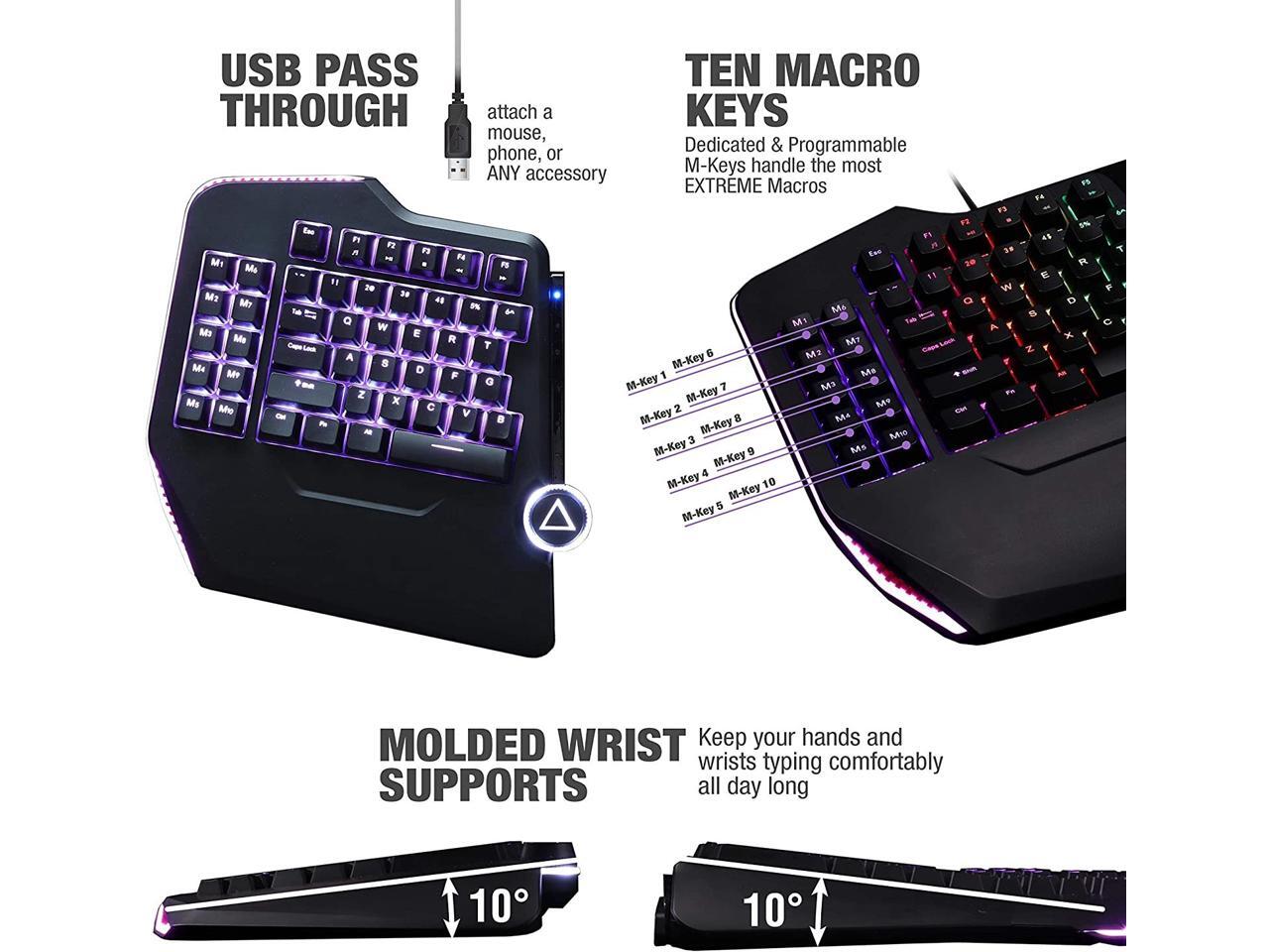 Cloud Nine Ergonomic Mechanical Keyboard, C989M