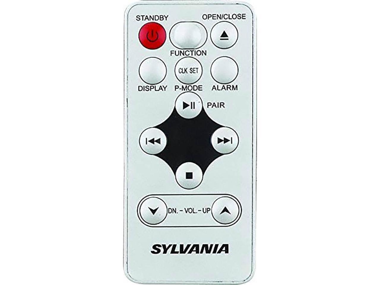 Sylvania SKCR2713 UnderCounter Bluetooth CD Clock Radio