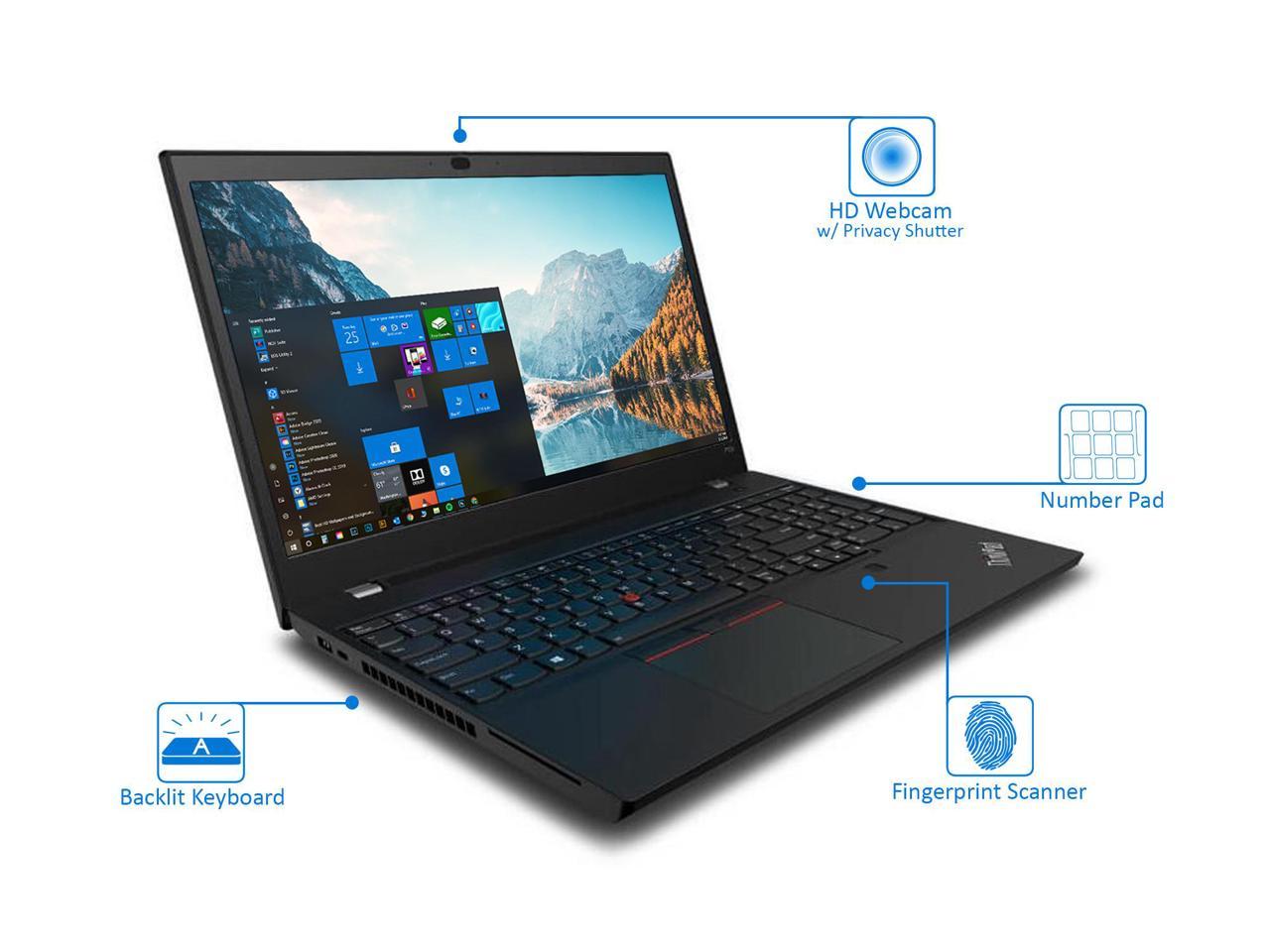 Lenovo thinkPad P15v Laptop, 15.6" IPS FHD Display, Intel Core i7