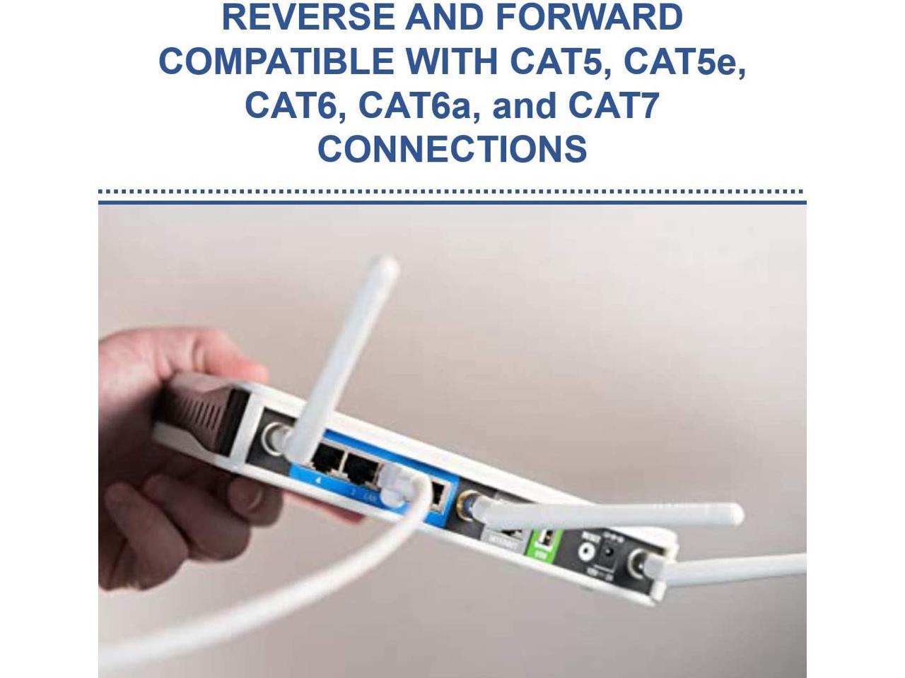 Legrand OnQ CAT 5e Patch Cable, 10Gbps Speed, Computer