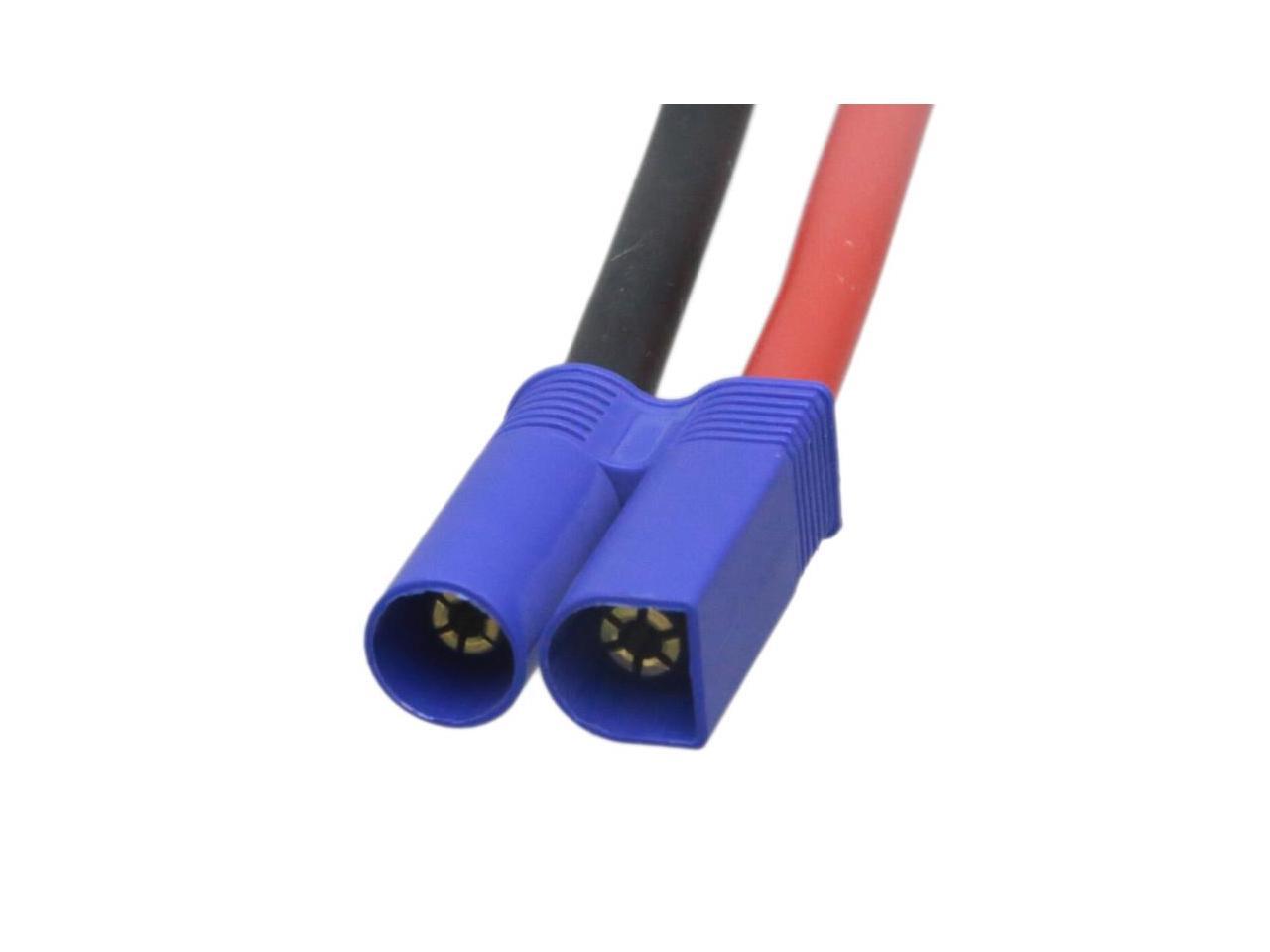 HXT 6mm Bullet Male to Ec5 Female Connector Adapter Cable 10awg Wire for Lipo for sale online