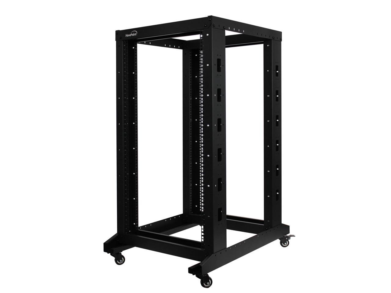 Navepoint 22u It Wall Mount Network Server Data Cabinet Rack Glass Door Locking Casters Computers Accessories Computer Accessories Peripherals