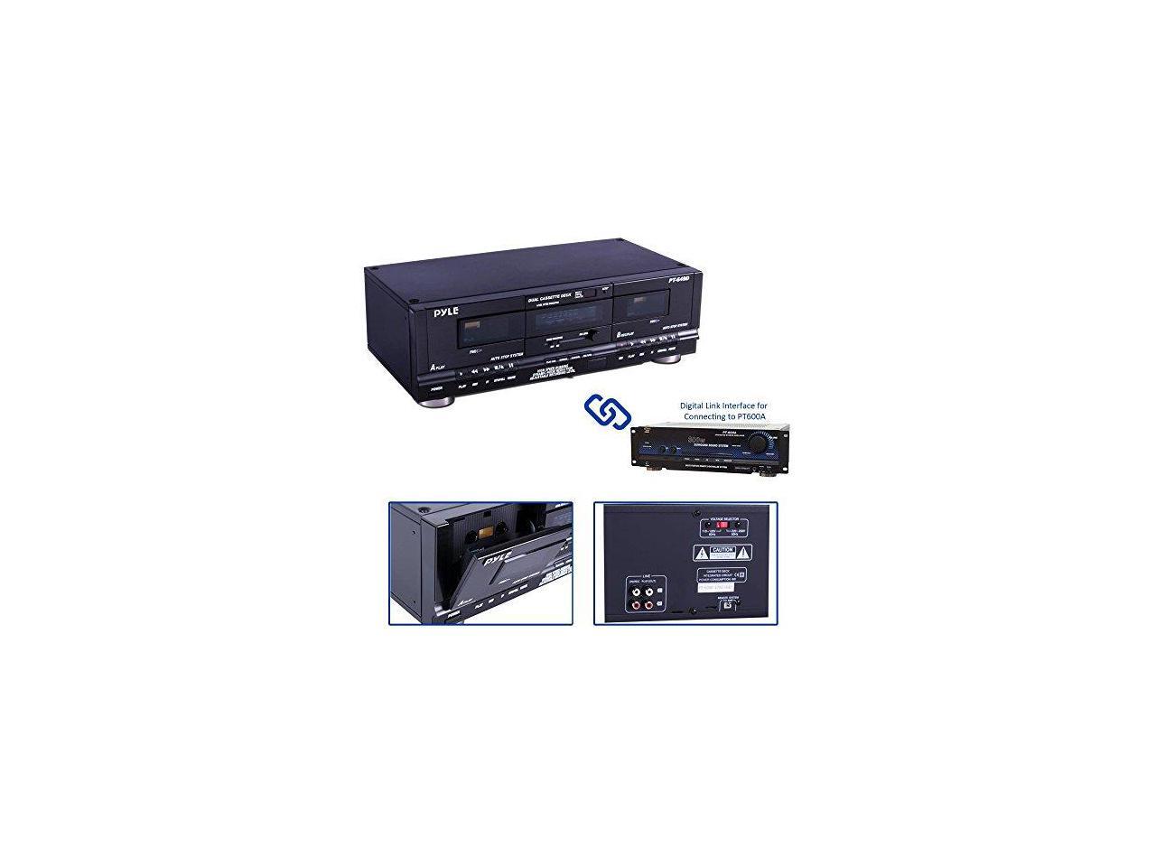Pyle Home PT649D Dual Cassette Deck