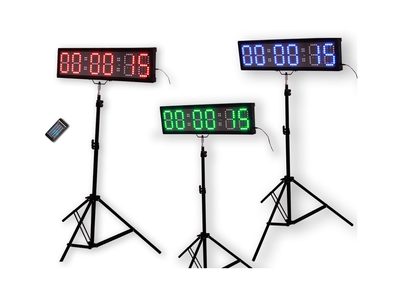 Up Stopwatch Wall Clock Eu 4 6 Digits Programmable Interval Countdown