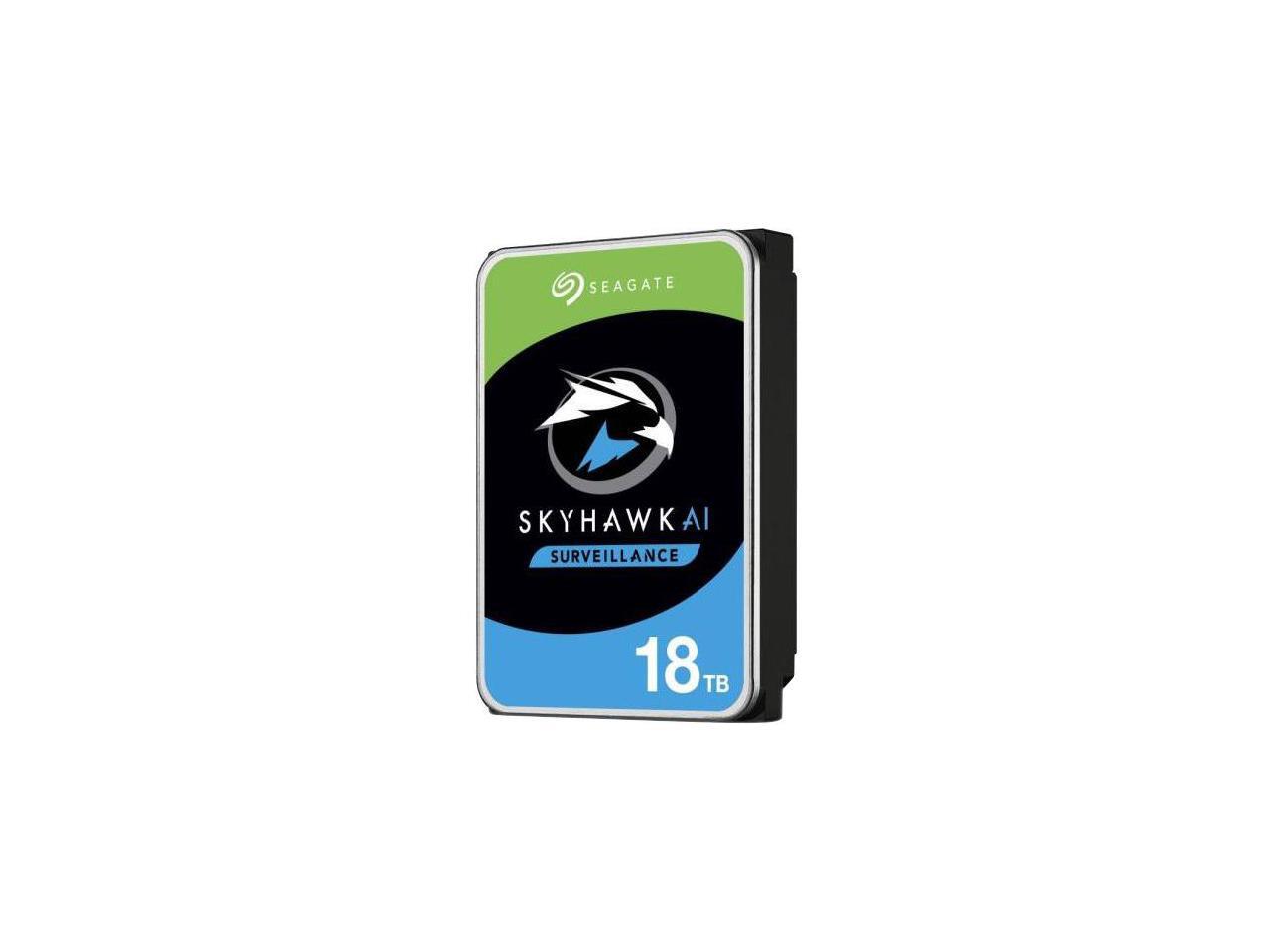 Seagate SkyHawk AI ST18000VE002 18 TB Hard Drive 3.5" Internal SATA SATA/600