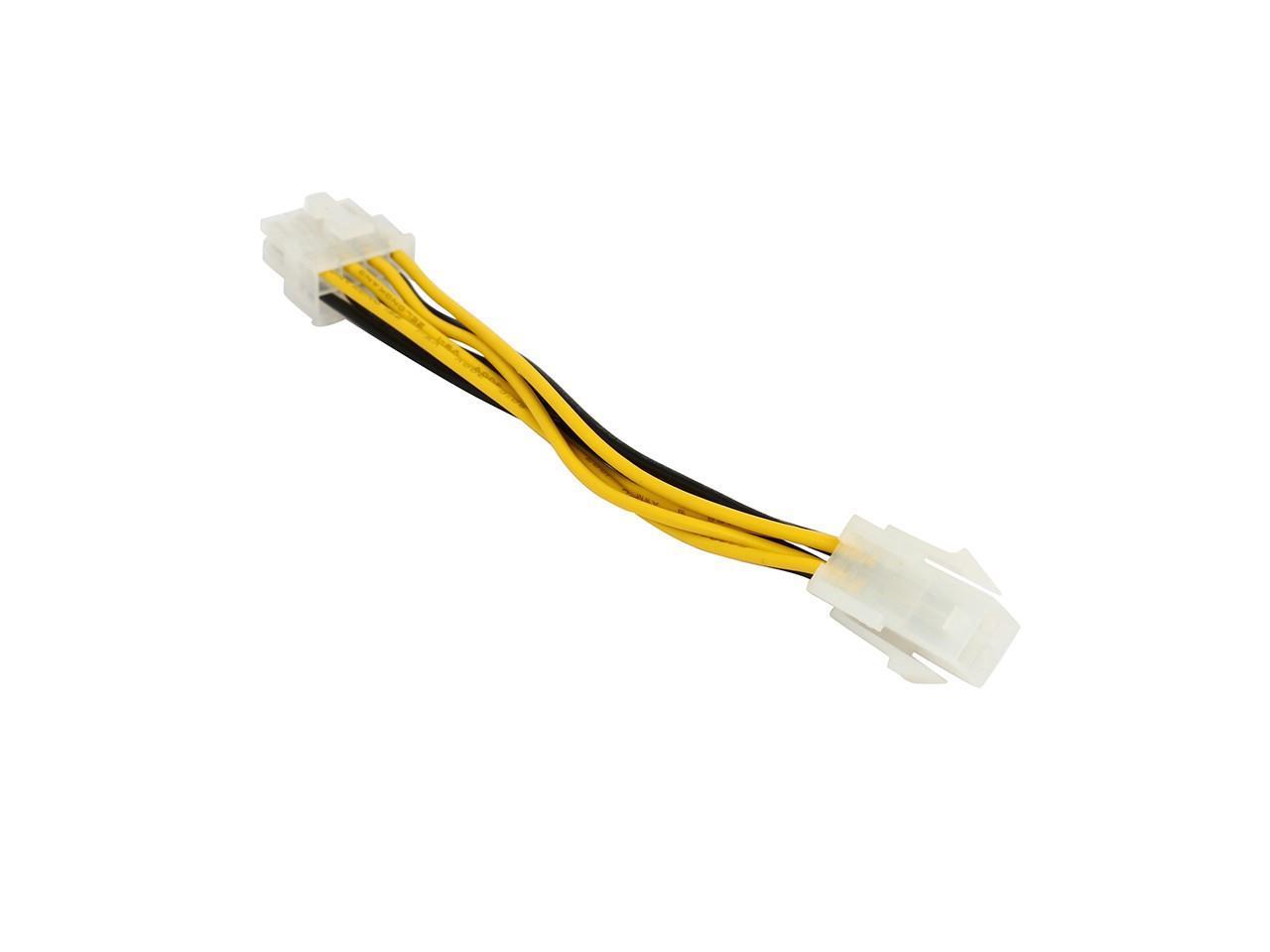 Computer Cables Arrival 4 Female Pin P4 to 8 Male Pin ATX EPS PC CPU Power Convertor Adapter Cable Connectors Cable Length: Other