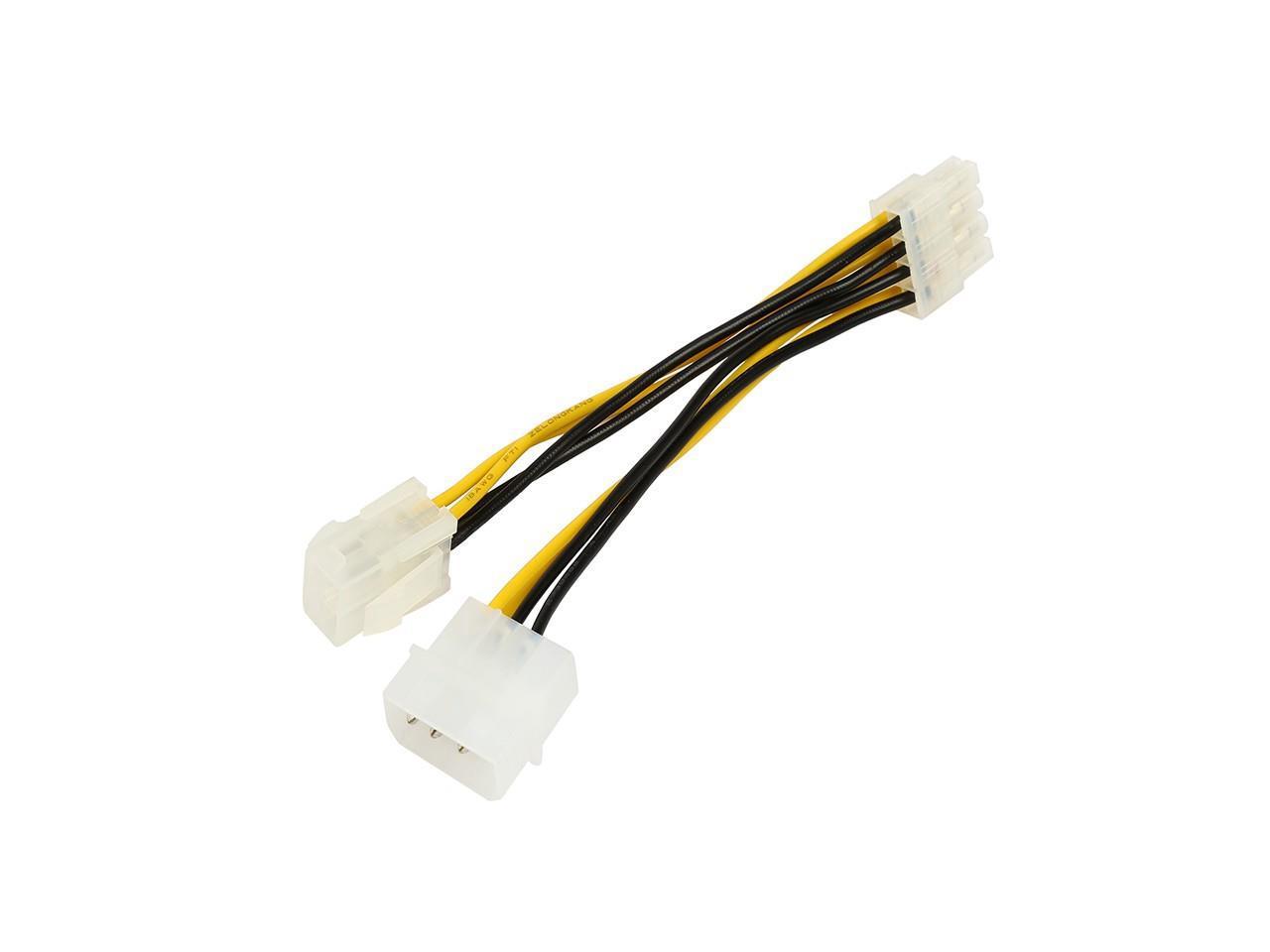 8" 4 Pin ATX Power Extension /Cable/Connector/PC/IDE/Adapter/Graphics Card/B-8 