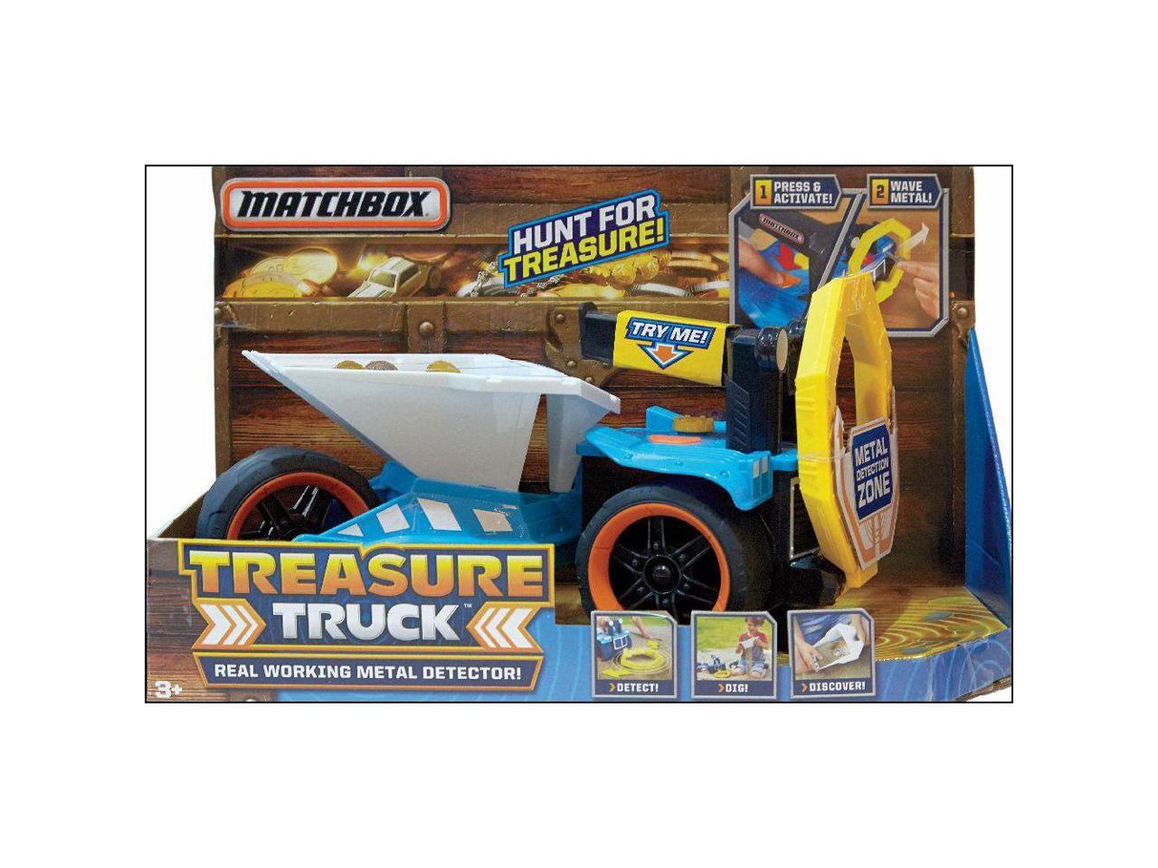 matchbox treasure truck metal detector