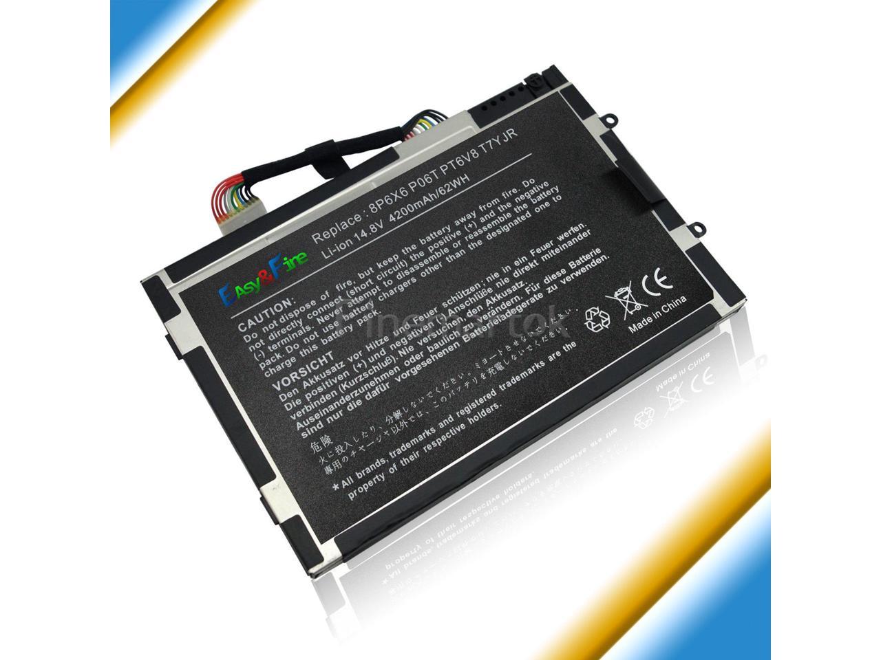 New 62wh Battery For Dell Alienware M11x M14x R1 R2 R3 8p6x6 P06t Pt6v8 T7yjr 08p6x6 Newegg Com