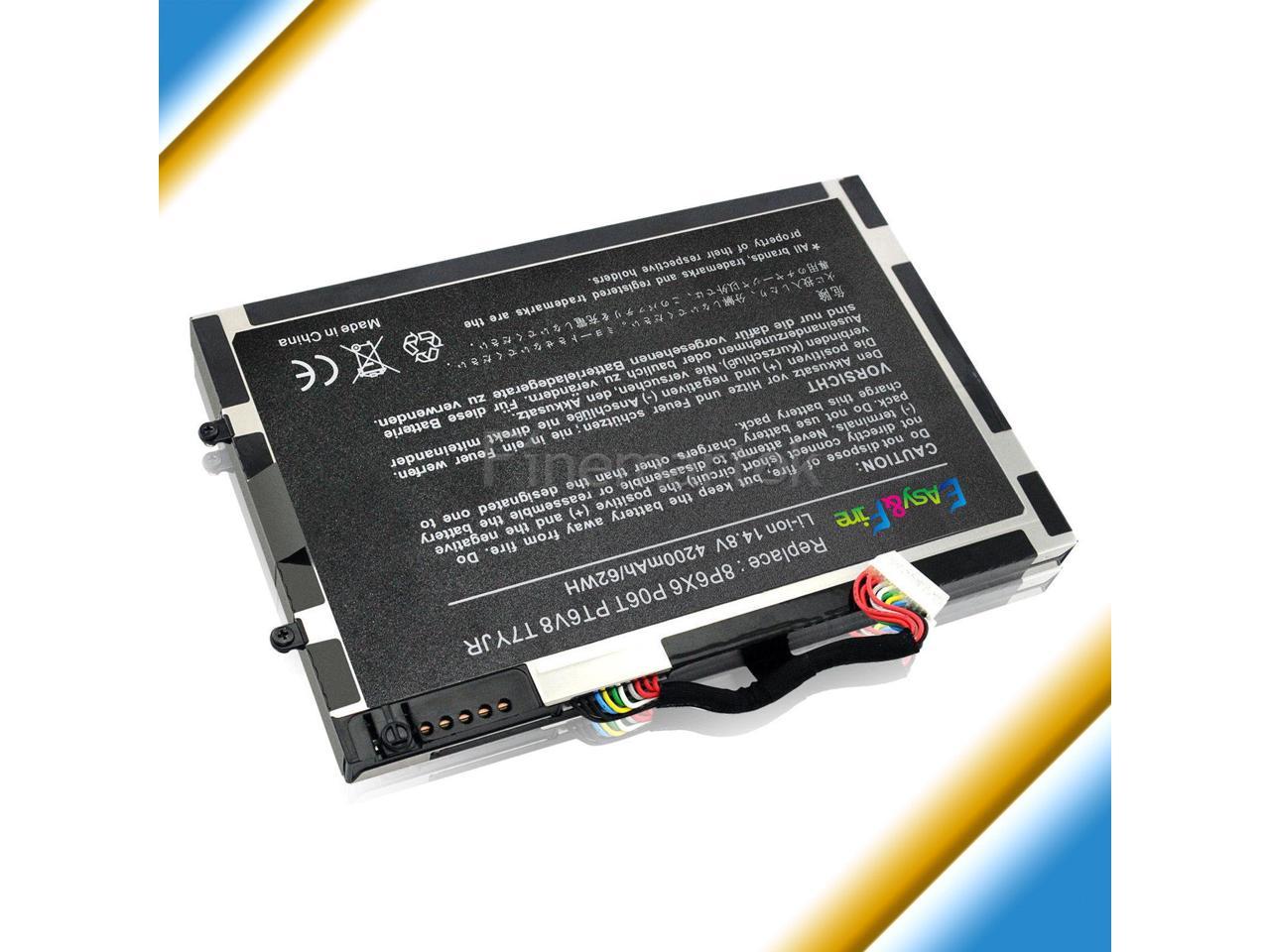 New 62wh Battery For Dell Alienware M11x M14x R1 R2 R3 8p6x6 P06t Pt6v8 T7yjr 08p6x6 Newegg Com