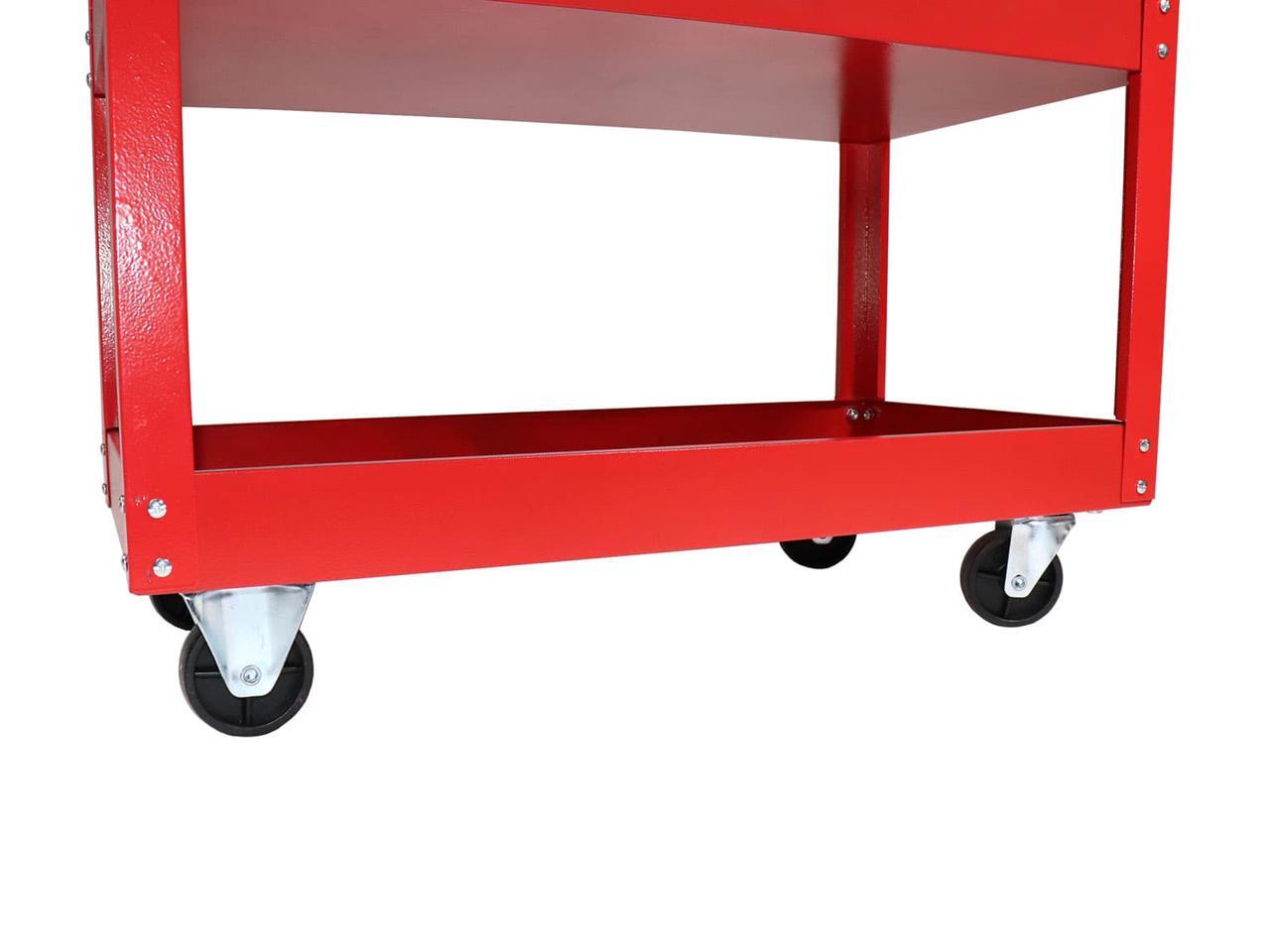 Dragway Tools 3 Tray Service Utility Cart 150 LBS Load Capacity with