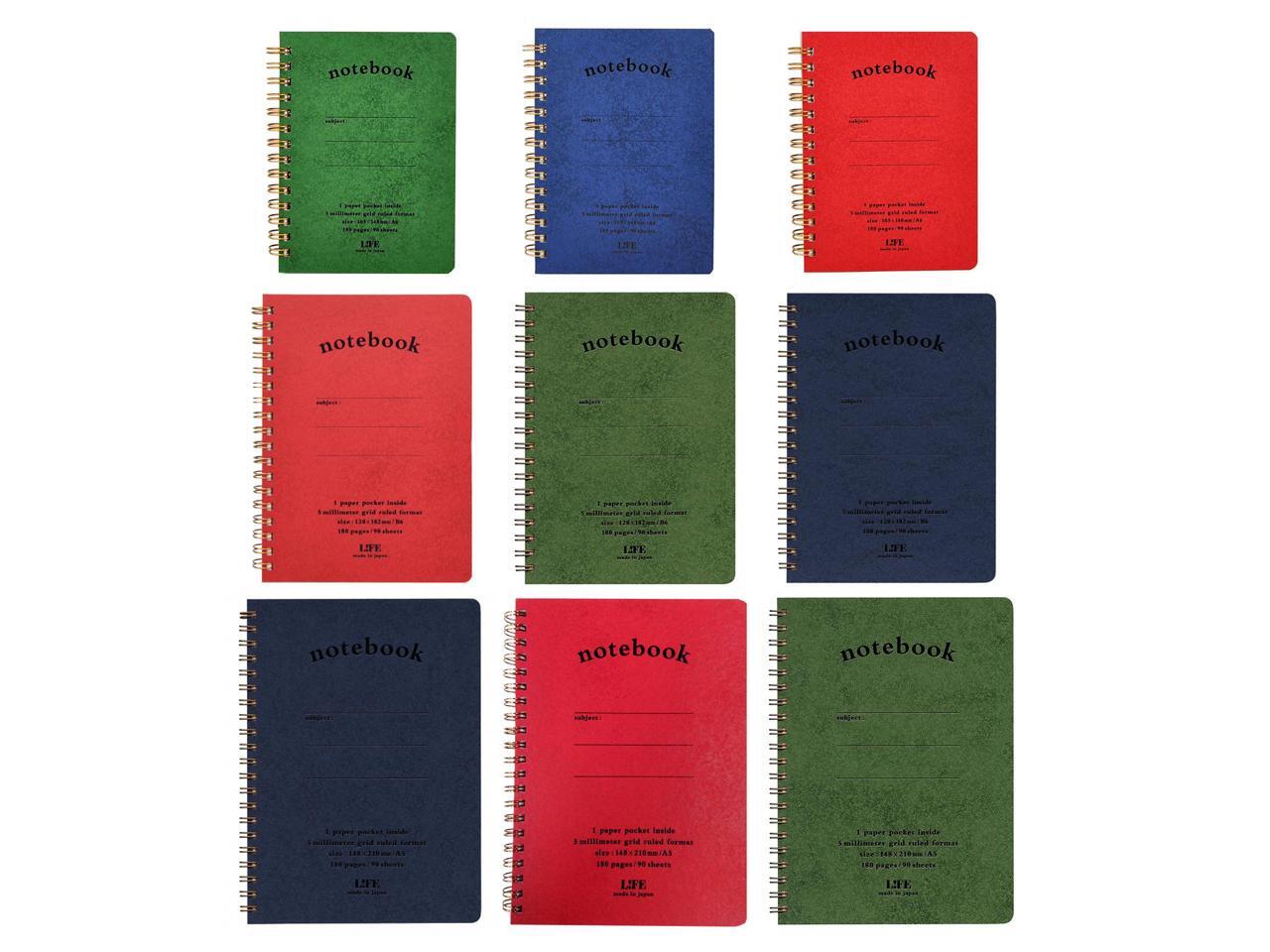 Life Pocket Notes Spiral Bound Notebooks 6 in. x 8 in. (Green