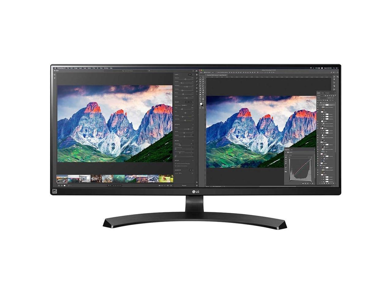 Refurbished: LG 34WL750-B 3440 x 1440 34" IPS FreeSync Monitor, Black