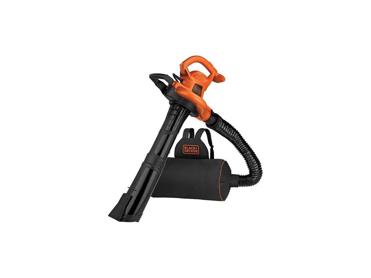 Black & Decker BEBL7000 3-in-1 Vacpack Leaf Blower/Vacuum/Mulcher, 12 ...