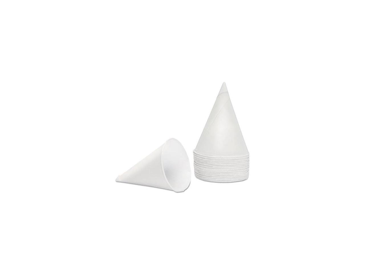 Konie paper cone cups 4 5oz white 5000 carton 45kbr newegg