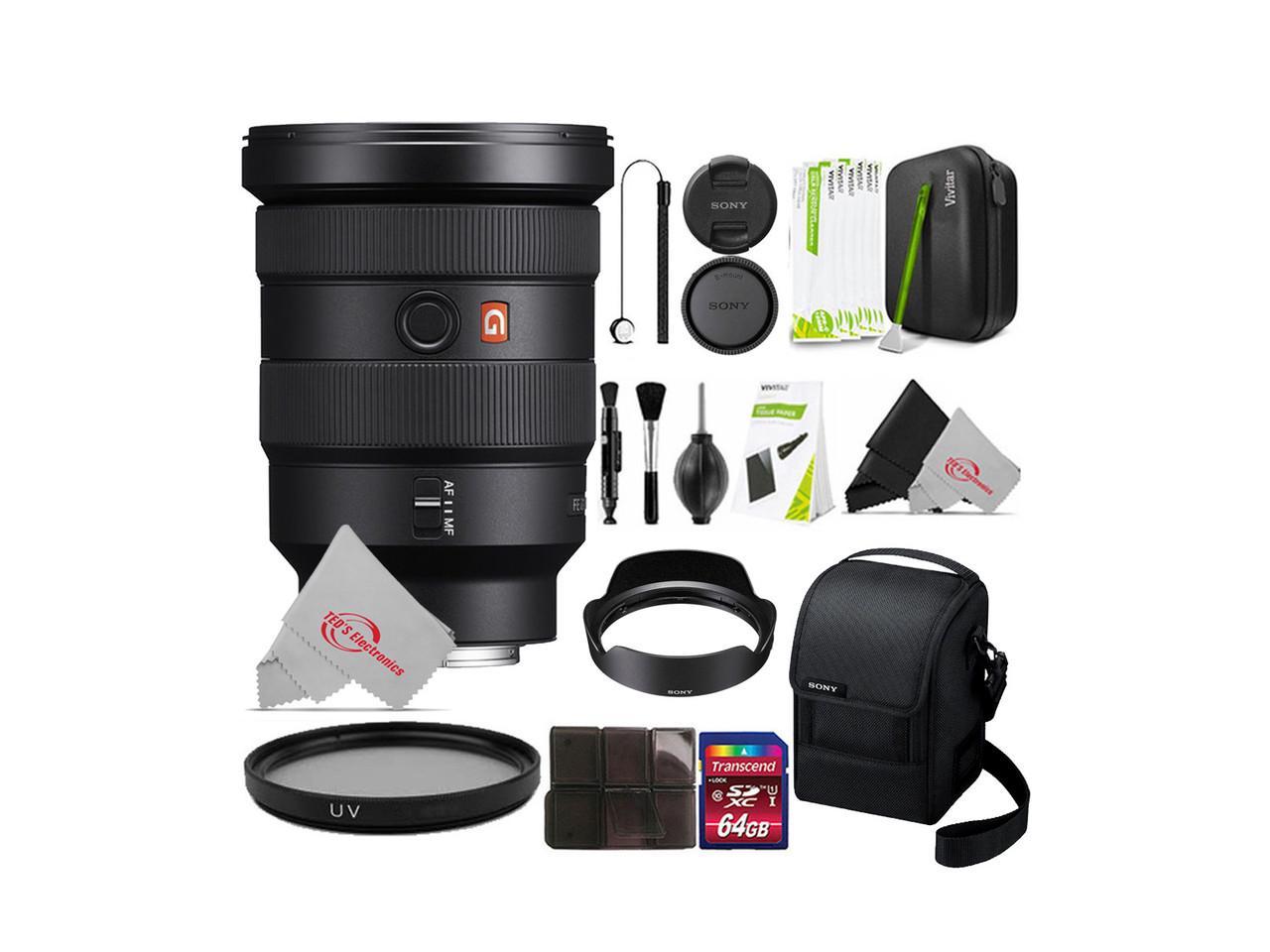 Sony Fe 16 35mm F 2 8 Gm Wide Angle Zoom Lens 64gb Accessory Kit Newegg Com