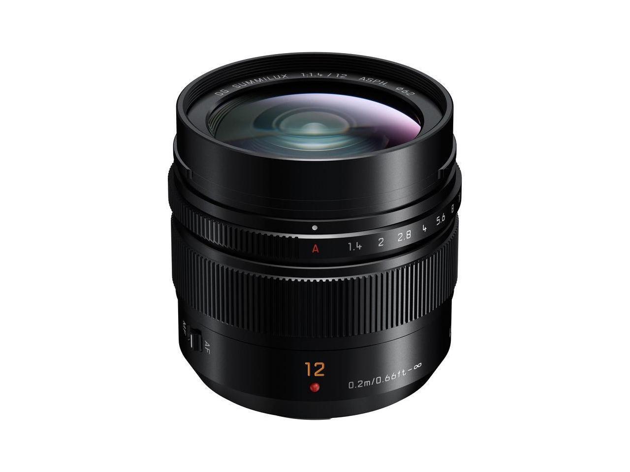 Panasonic Leica DG Summilux 12mm f/1.4 ASPH. Lens - Newegg.com