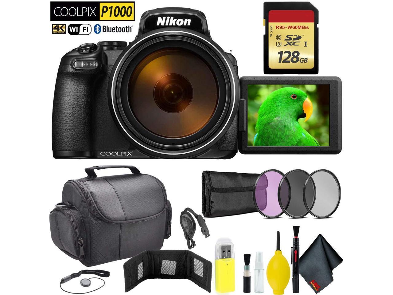 Professional Accessory KIT for Nikon COOLPIX P900 Includes Wide Angle Lens Macro Lens TELEPHOTO Zoom Lens Carrying CASE Flash for Nikon COOLPIX P900 