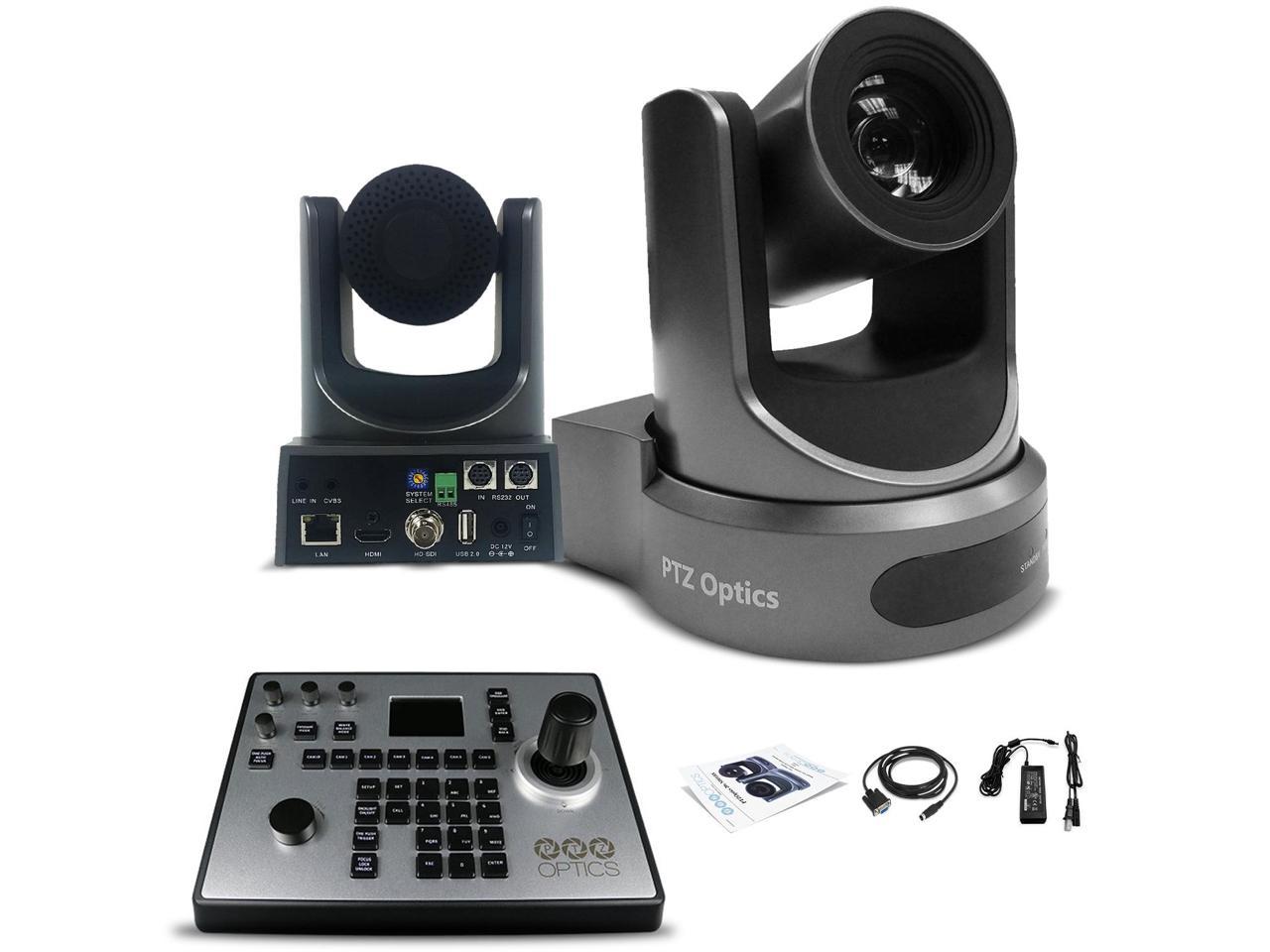 PTZOptics 20x-SDI Gen2 Camera + PT-JOY-G4 4D IP - Camera And Controller ...