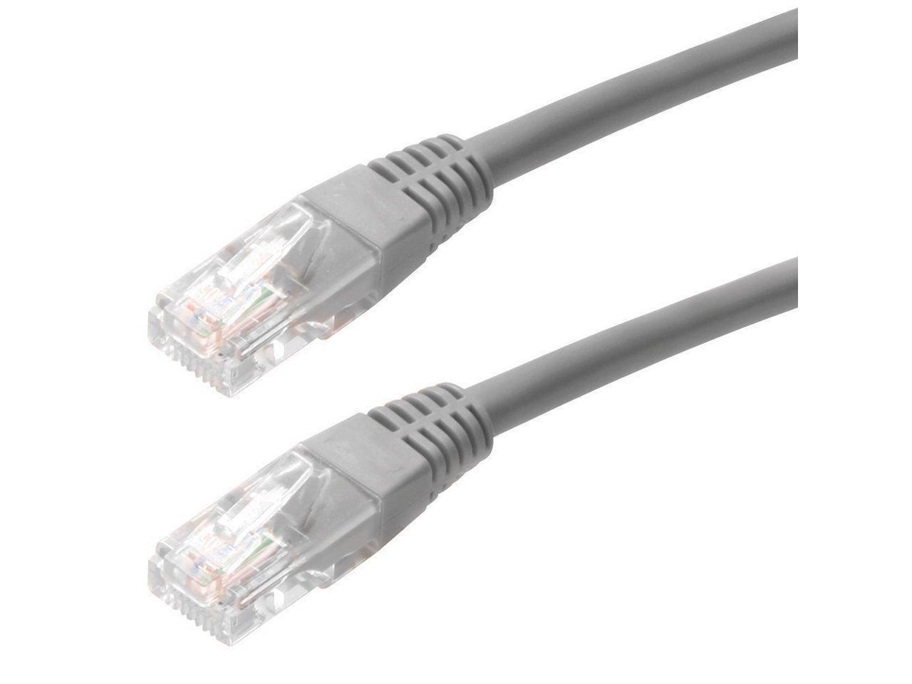 3 Pack 15ft Grey Cat5e Networking RJ45 Ethernet Patch Cable Xbox \ PC \ Modem \ PS4 \ Router 15ft, Grey 