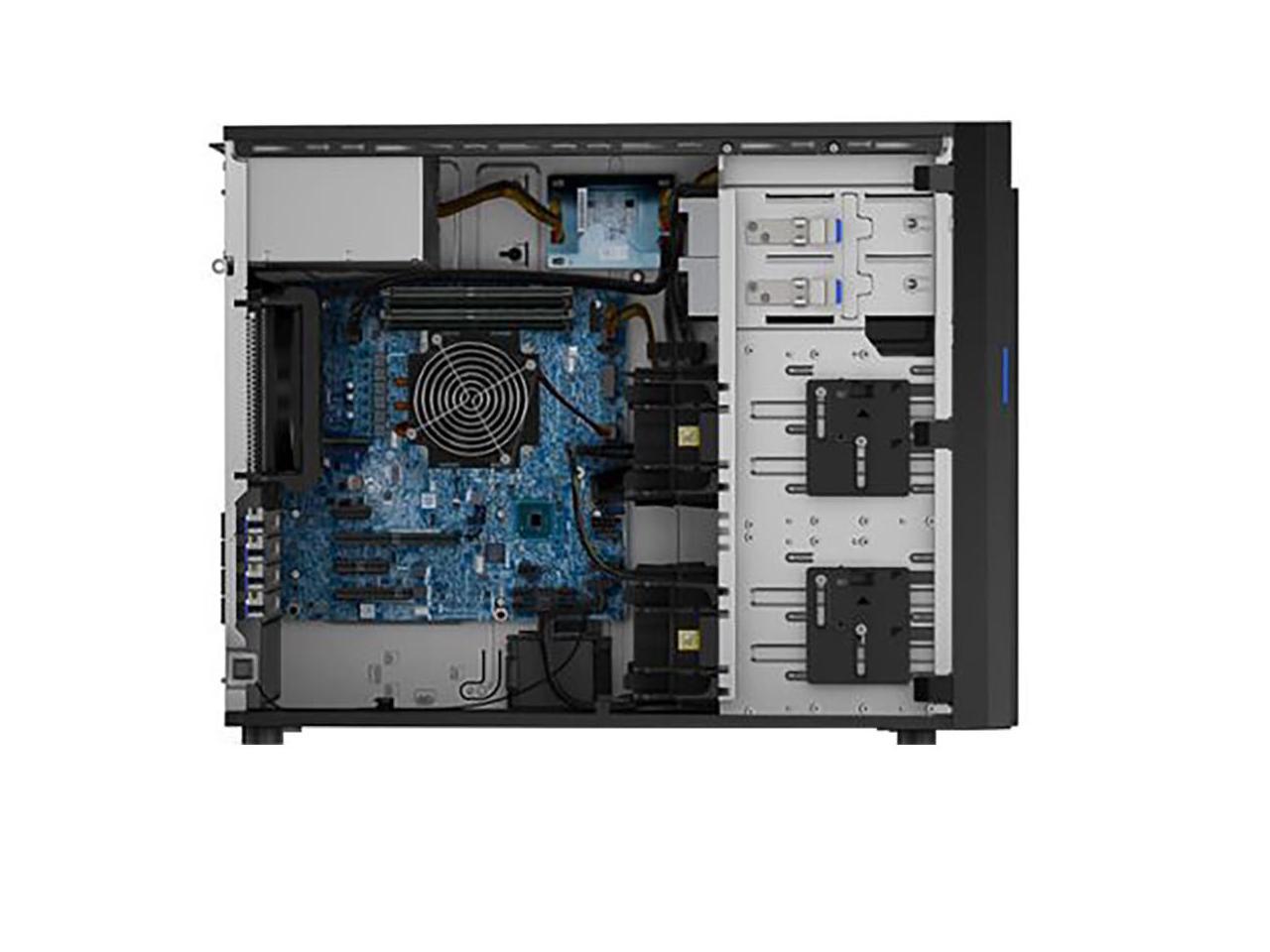 Lenovo ThinkSystem ST250 Tower Server, Intel Xeon 3.3GHz CPU, 64GB DDR4 ...