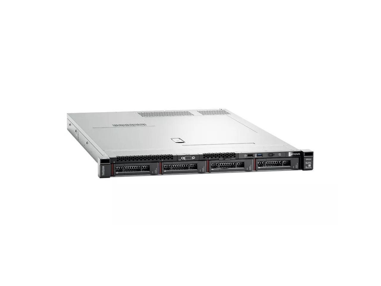 Lenovo ThinkSystem SR250 Rack Server Bundle with Rail Kit, Windows