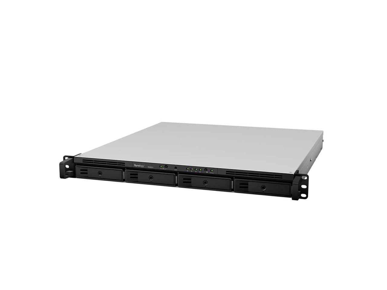 Synology RackStation RS820+ Compact Rack Mount NAS Server Bundle with ...