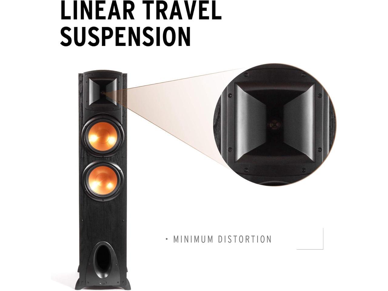 Klipsch F-300-BLACK Synergy Black Label Floorstanding Speaker (2019) - Newegg.com