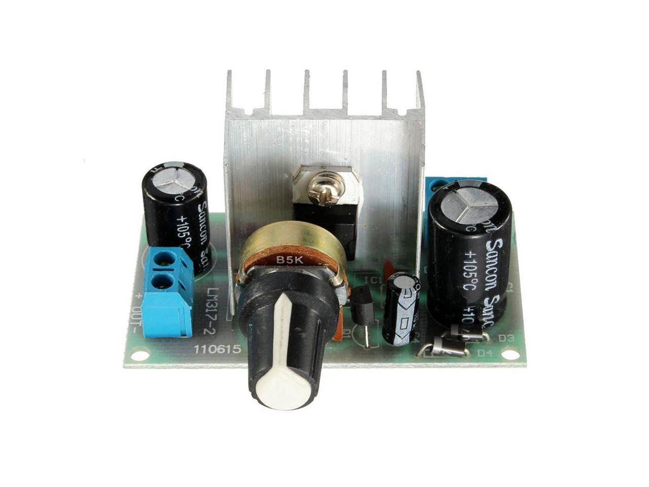 LED display LM317 Adjustable Voltage Regulator Step-down module AC//DC KYMFS