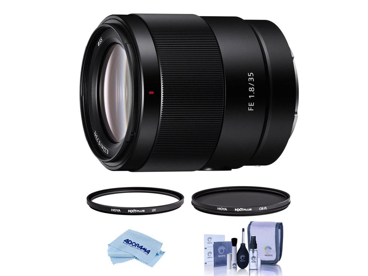 Sony FE 35mm f/1.8 E-Mount Full Frame Lens - With Hoya Filter Kit #