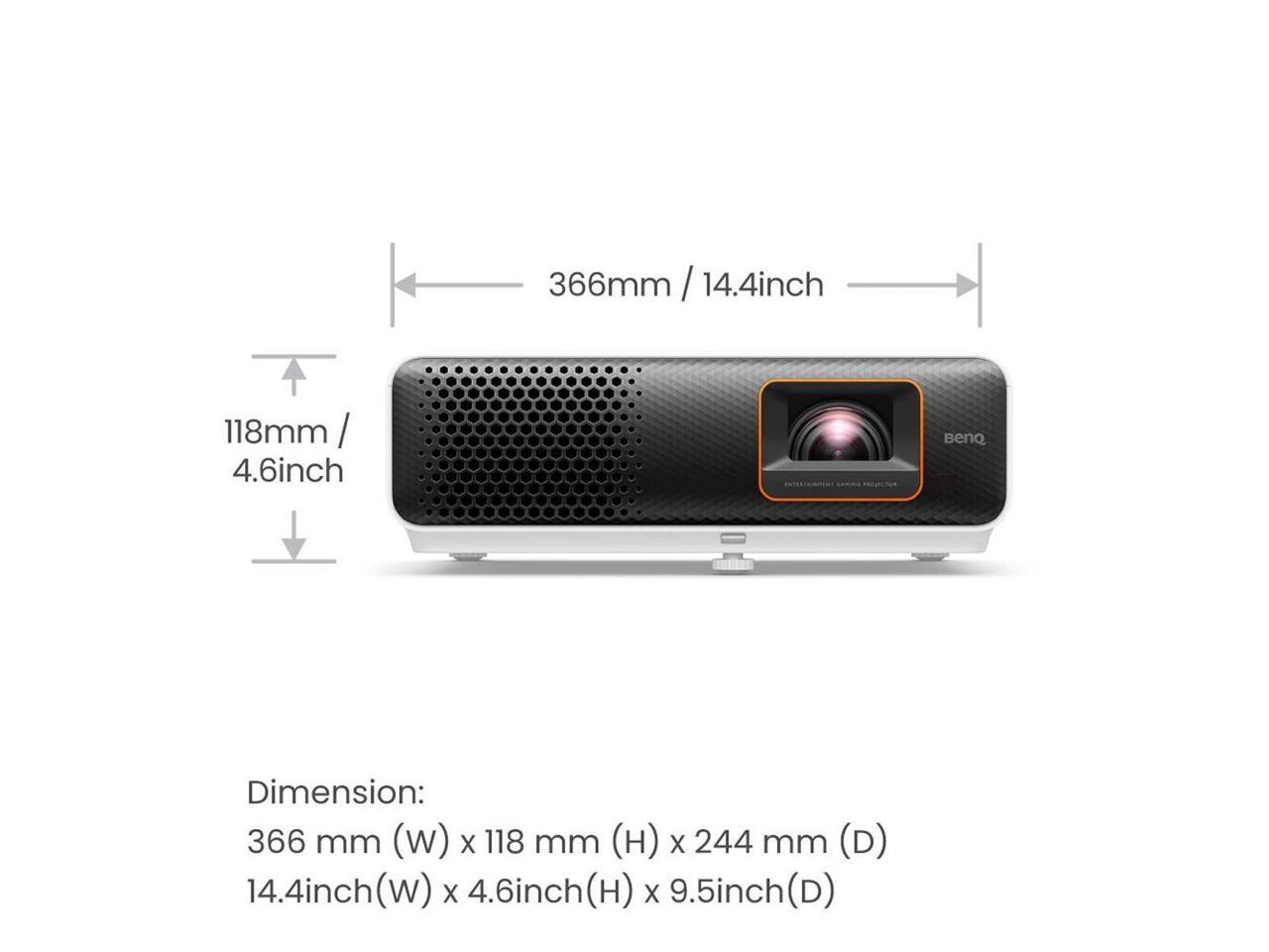 BenQ TH690ST 4LED 1080p HDR Short Throw Projector for Console Gaming