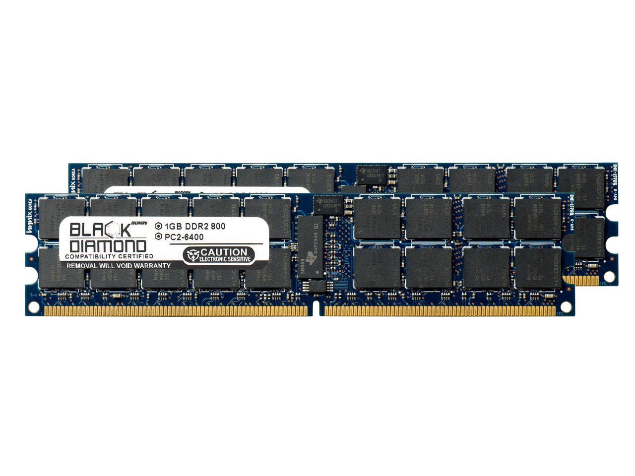 2GB 2X1GB Memory RAM for Compaq ProLiant DL385 G6 240pin PC2-6400 