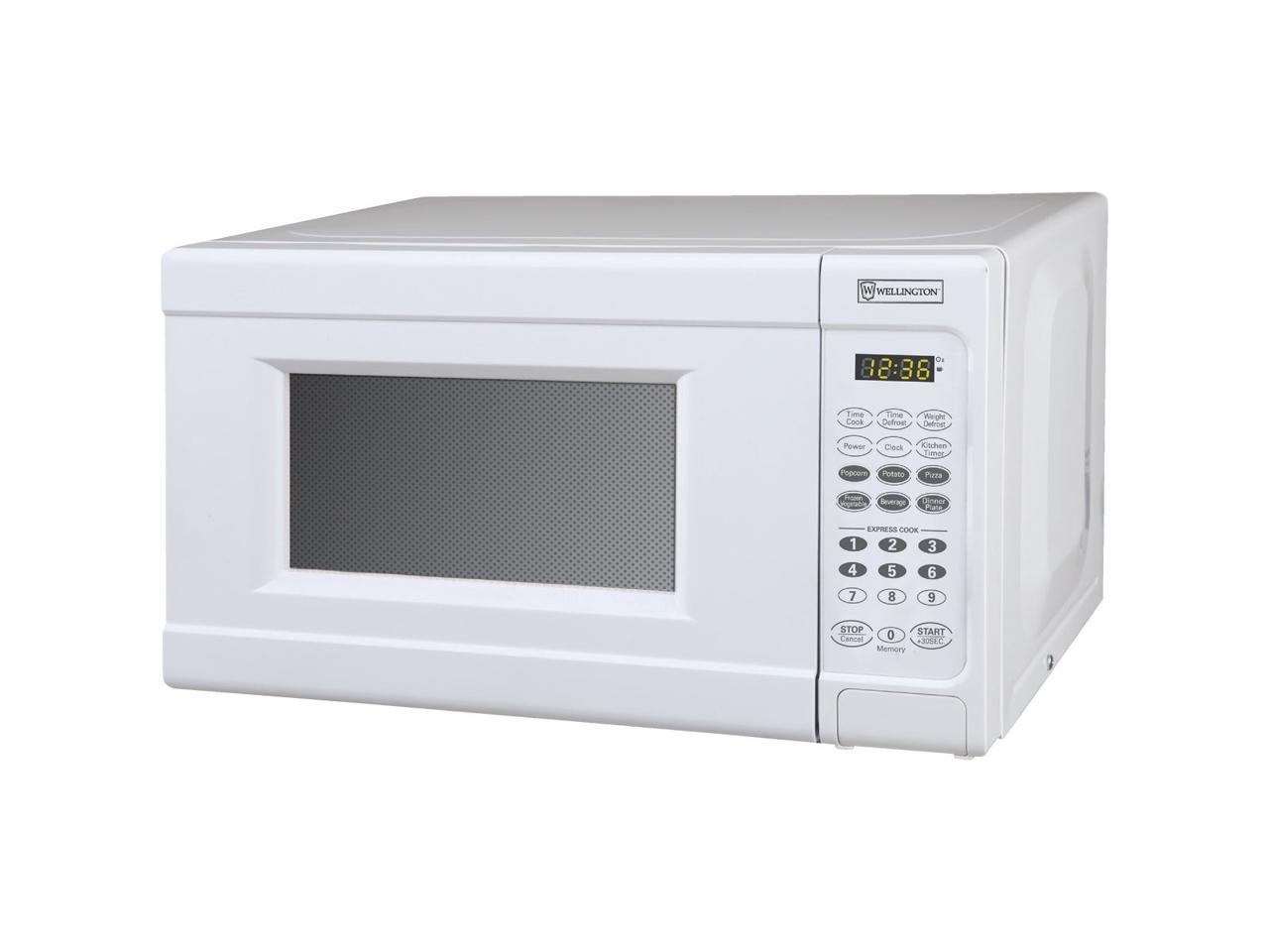 Perfect Aire 0.7 Cu. Ft. White Countertop Microwave 2WWM07 - Newegg.com